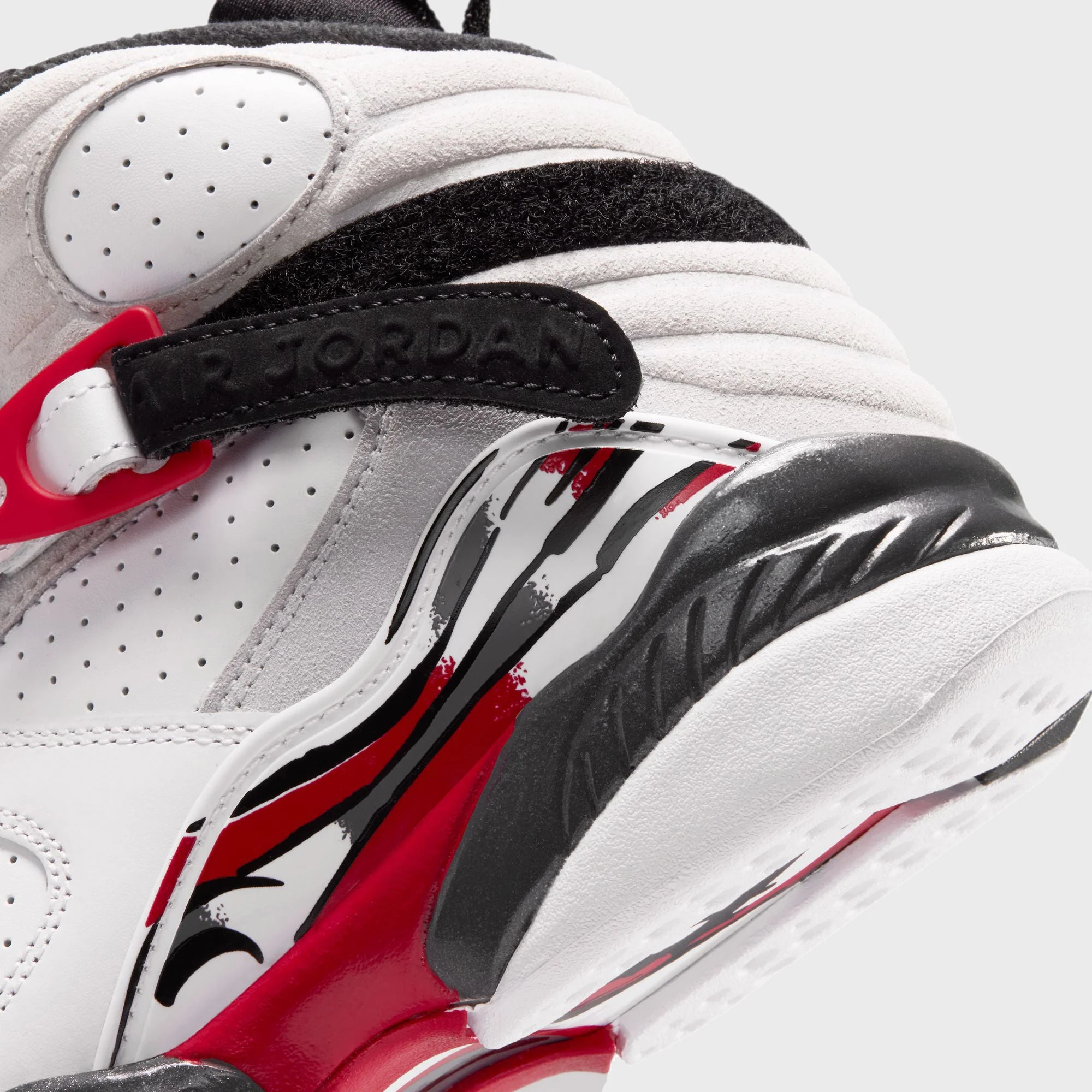Jordan GS Air Jordan 8 Retro - White / True Red / Black - Image 7