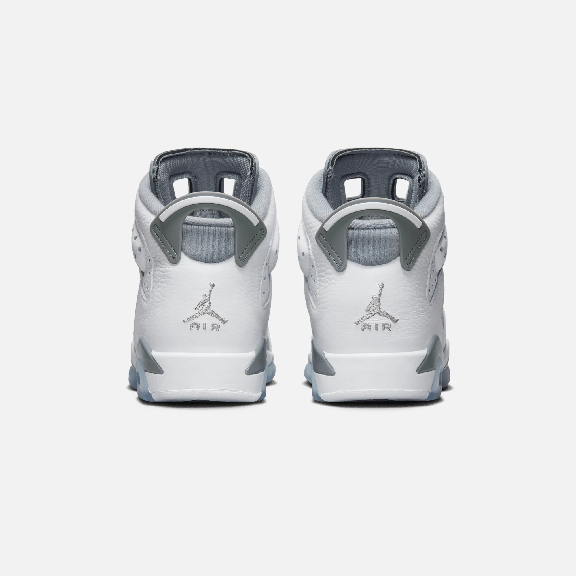 Nike Grade School Air Jordan 6 Retro - White / Medium Grey / Cool Grey - Image 4
