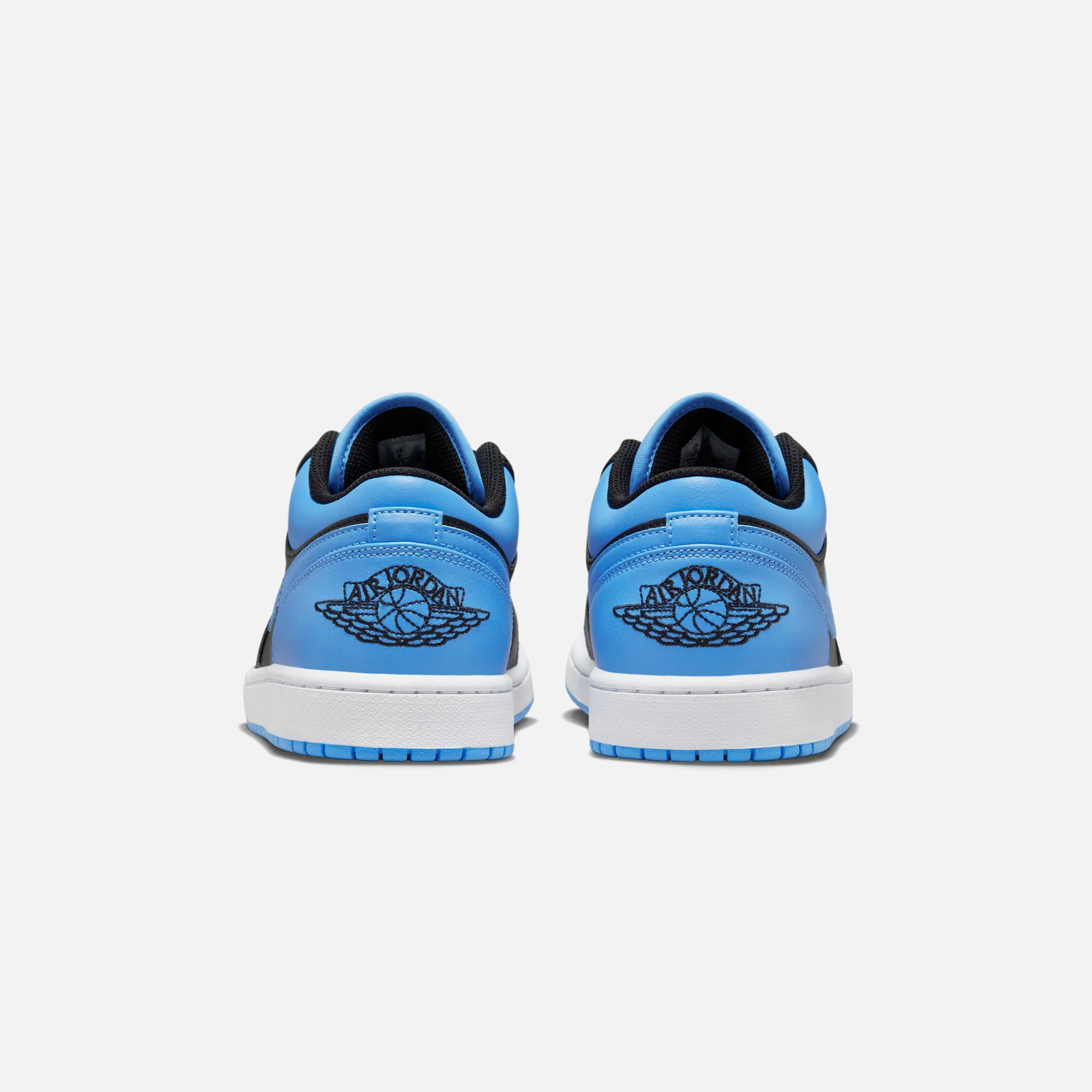 Nike Air Jordan 1 Low - Black / University Blue / White - Image 4