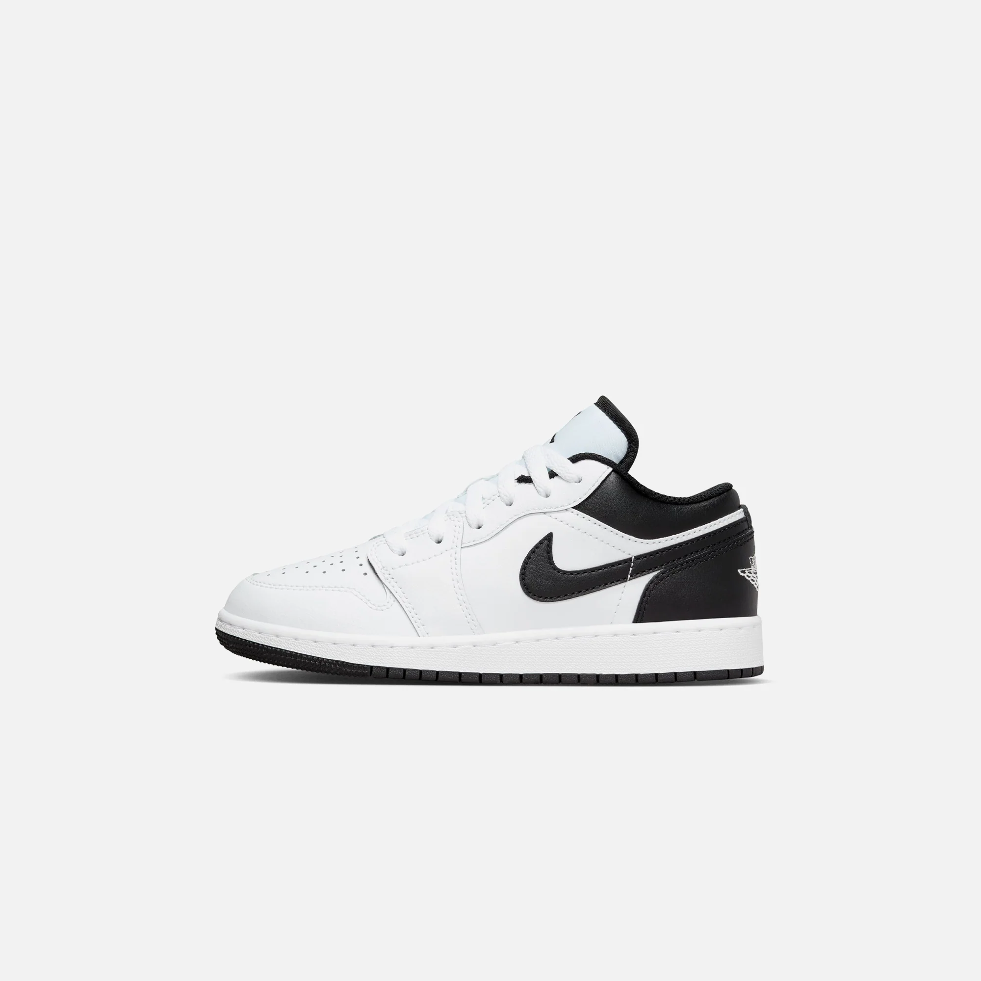 Nike GS Air Jordan 1 Low - White / Black - Image 3