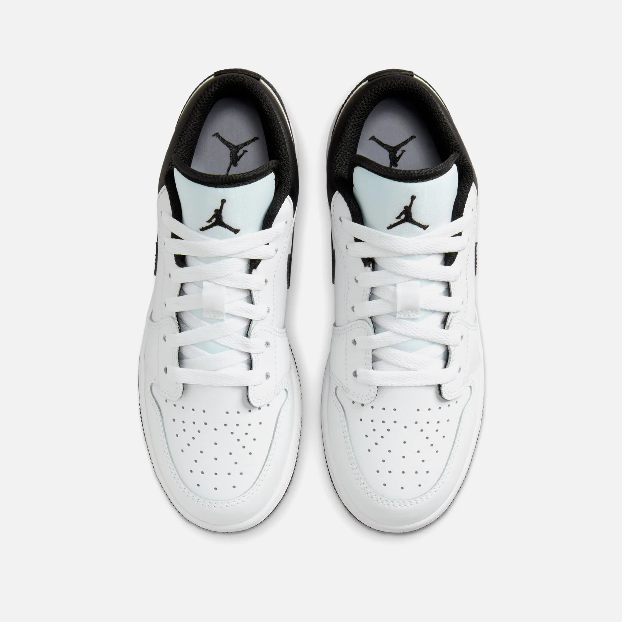Nike GS Air Jordan 1 Low - White / Black - Image 4