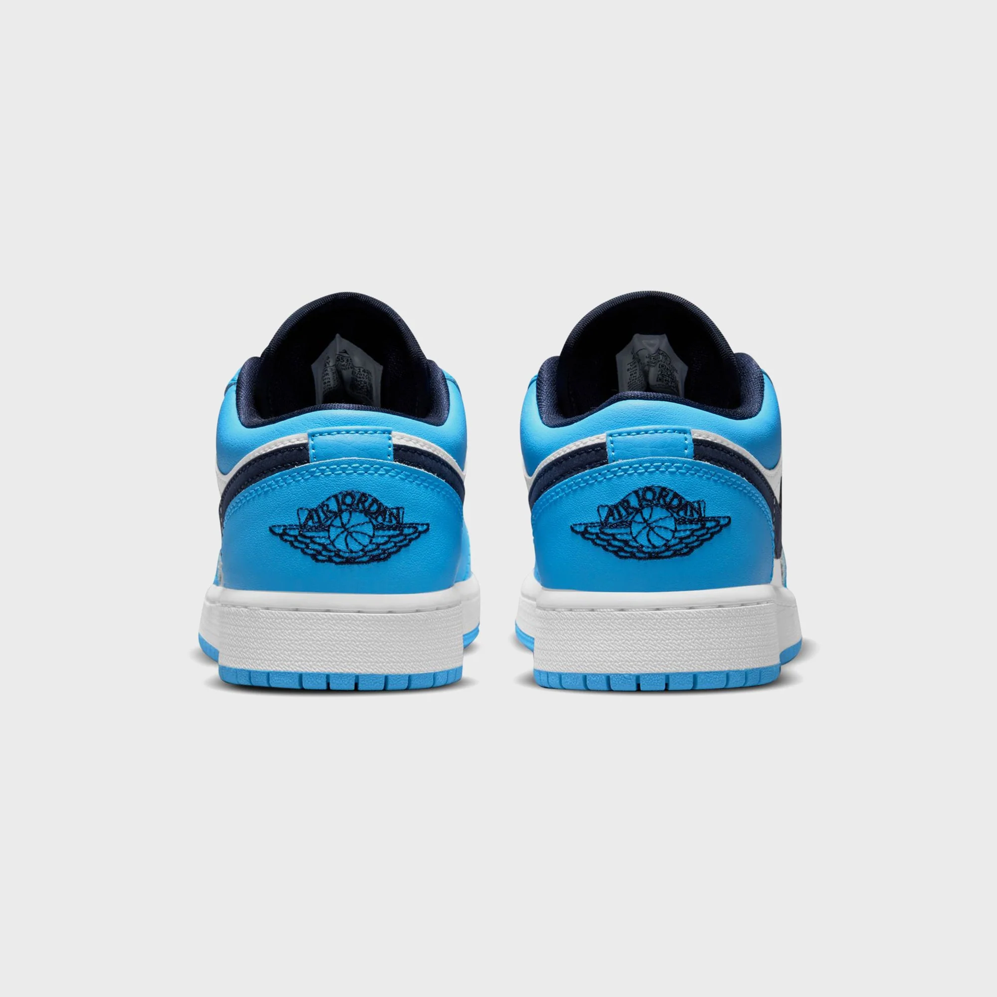Jordan GS Air Jordan 1 Low - White / University Blue / Obsidian - Image 5