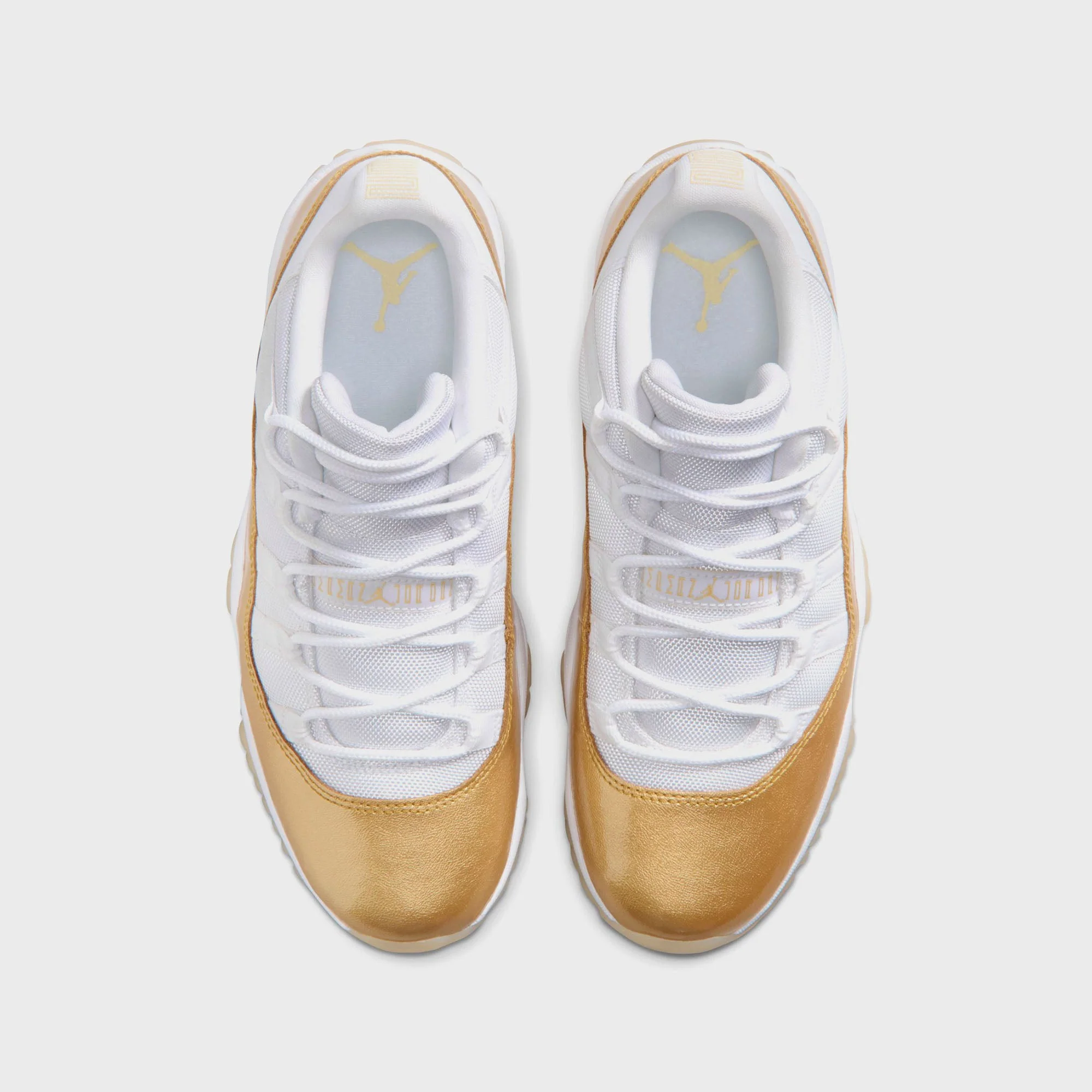 Jordan WMNS Air Jordan 11 Low - White / Metallic Gold - Image 4