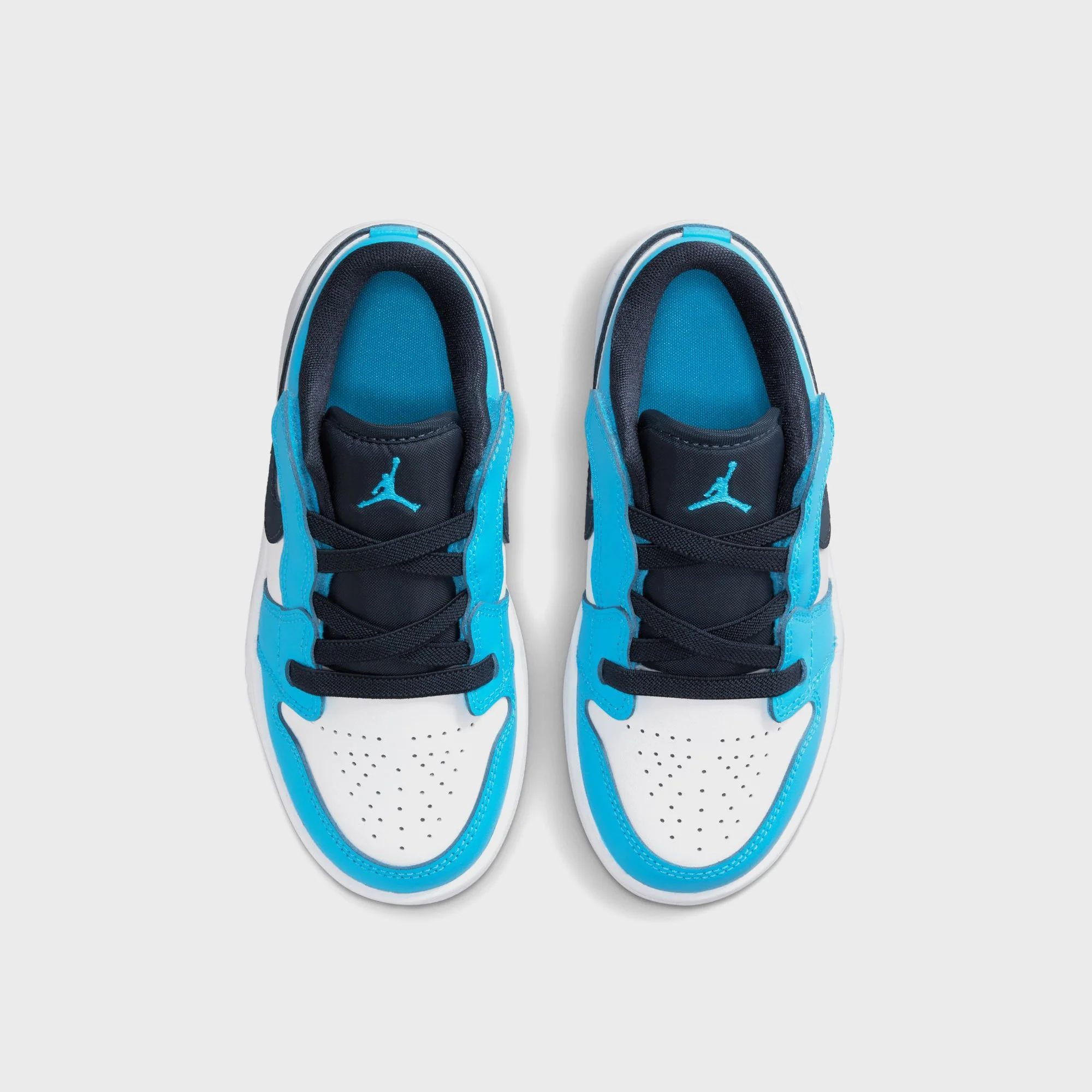 Nike PS Jordan 1 Low Alt - White / Obsidian / Dark Powder Blue - Image 4