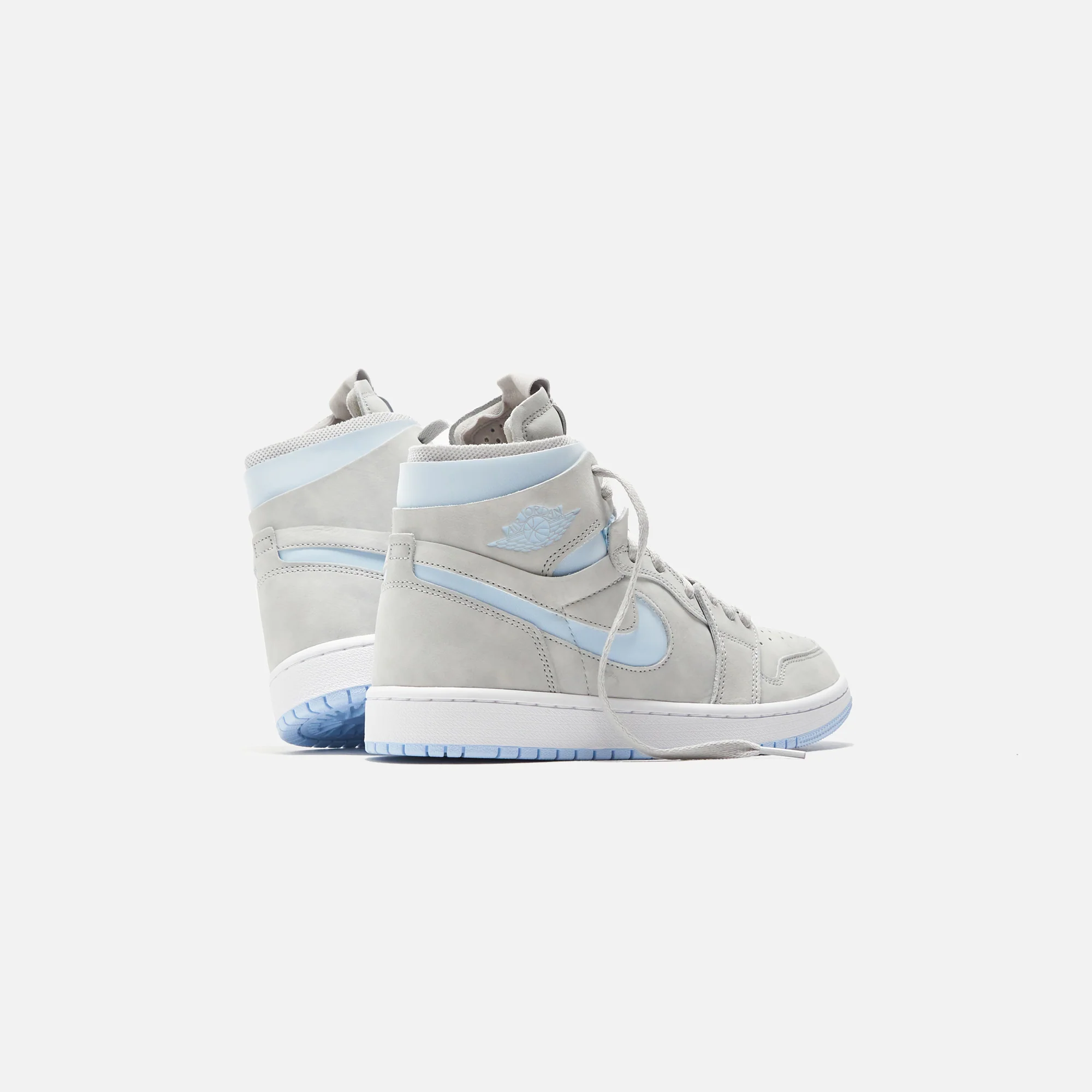 Nike WMNS Air Jordan 1 Zoom CMFT - Grey Fog / Celestine Blue / White - Image 2