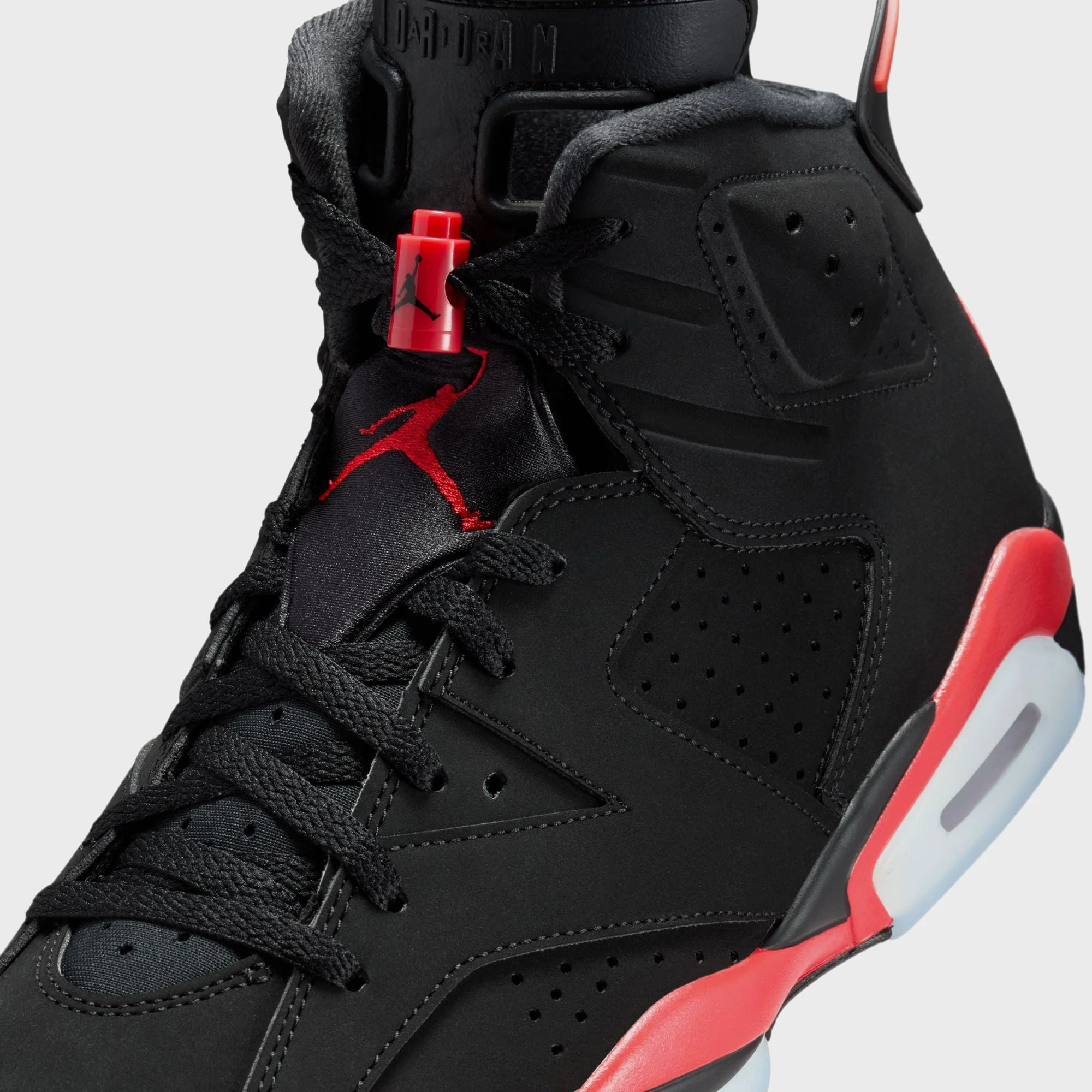 Jordan Air Jordan 6 Retro - Black / Light Crimson - Image 6