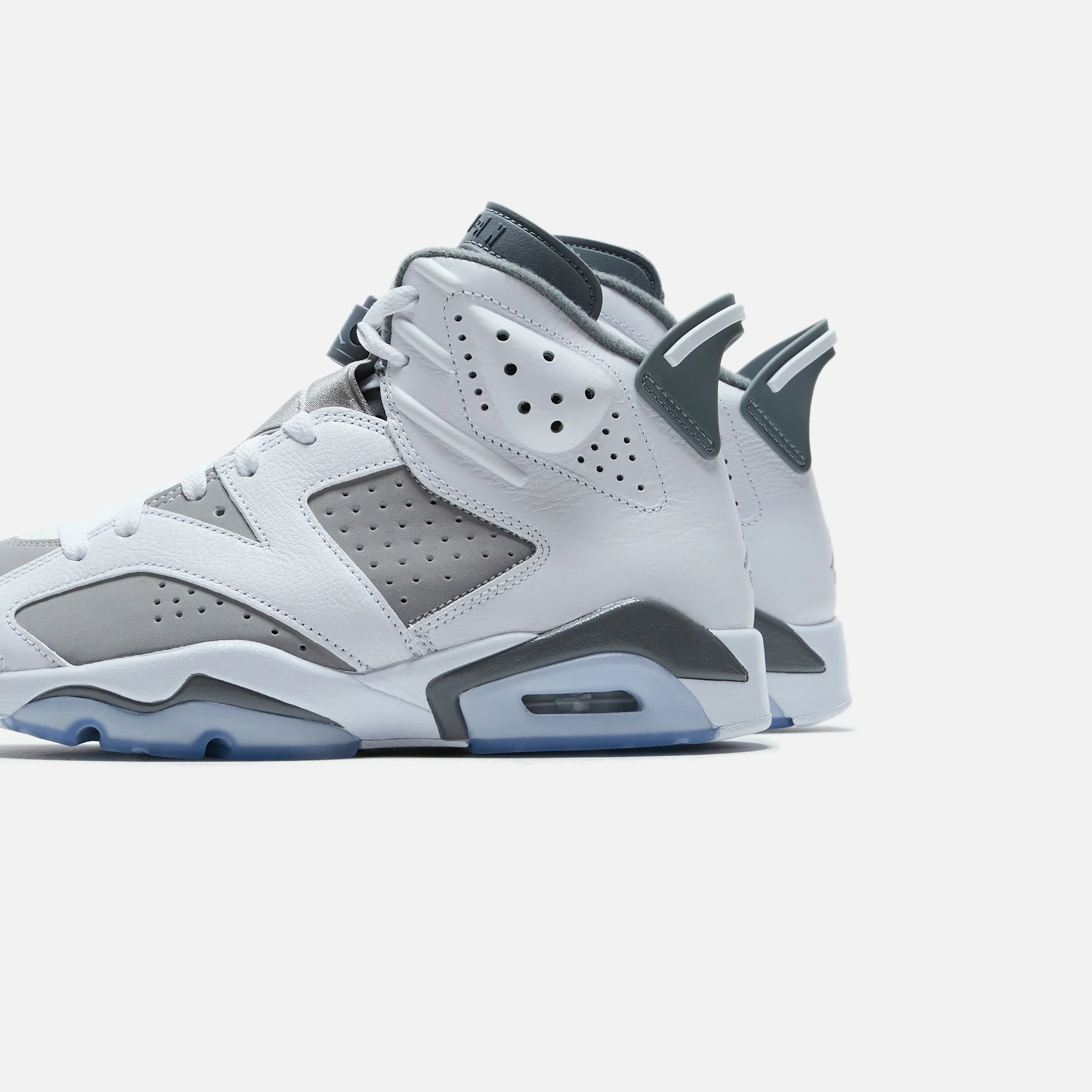 Nike Air Jordan 6 Retro - White / Medium Grey / Cool Grey - Image 3