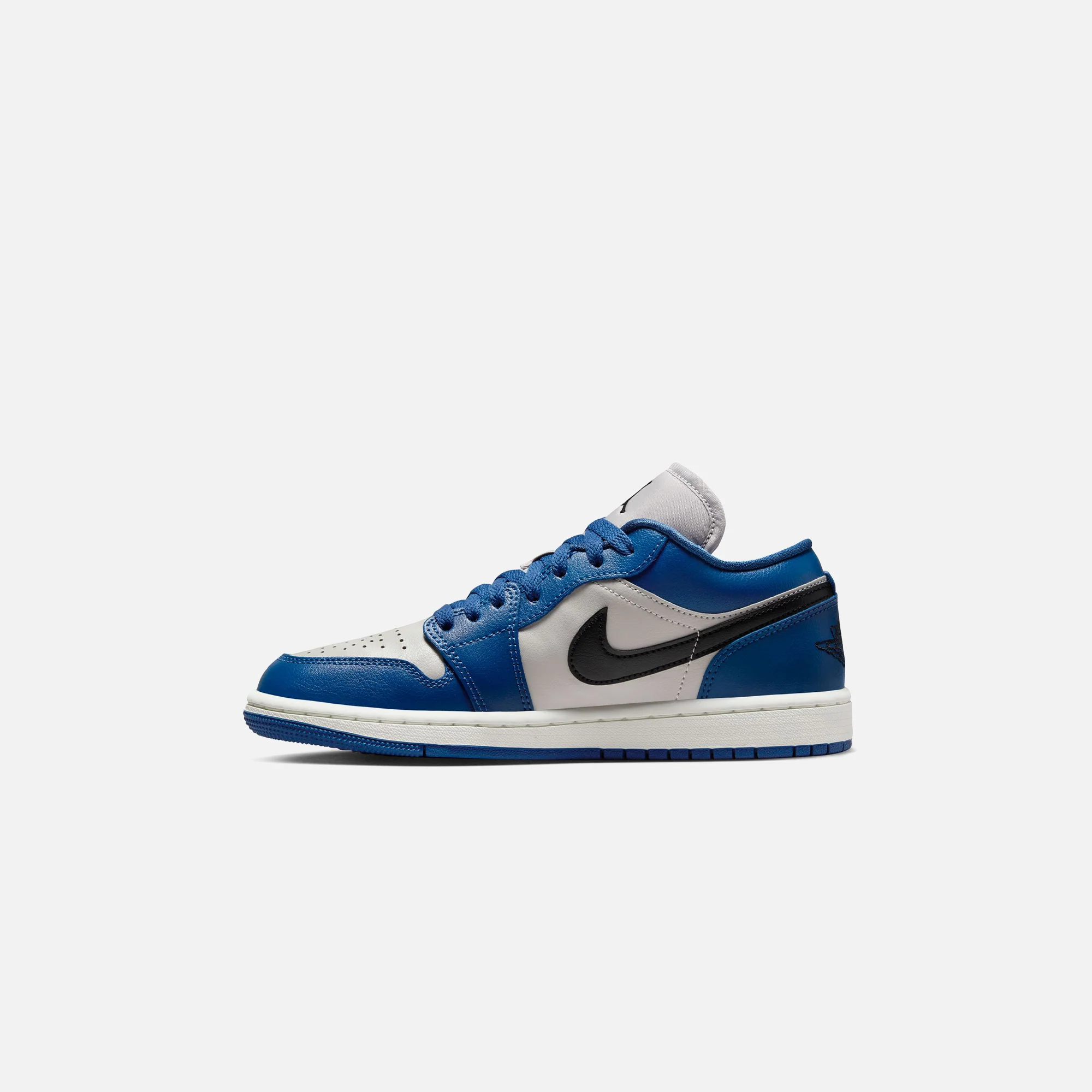 Nike WMNS Air Jordan 1 Low - French Blue / Black College Grey / Sail / Black - Image 3
