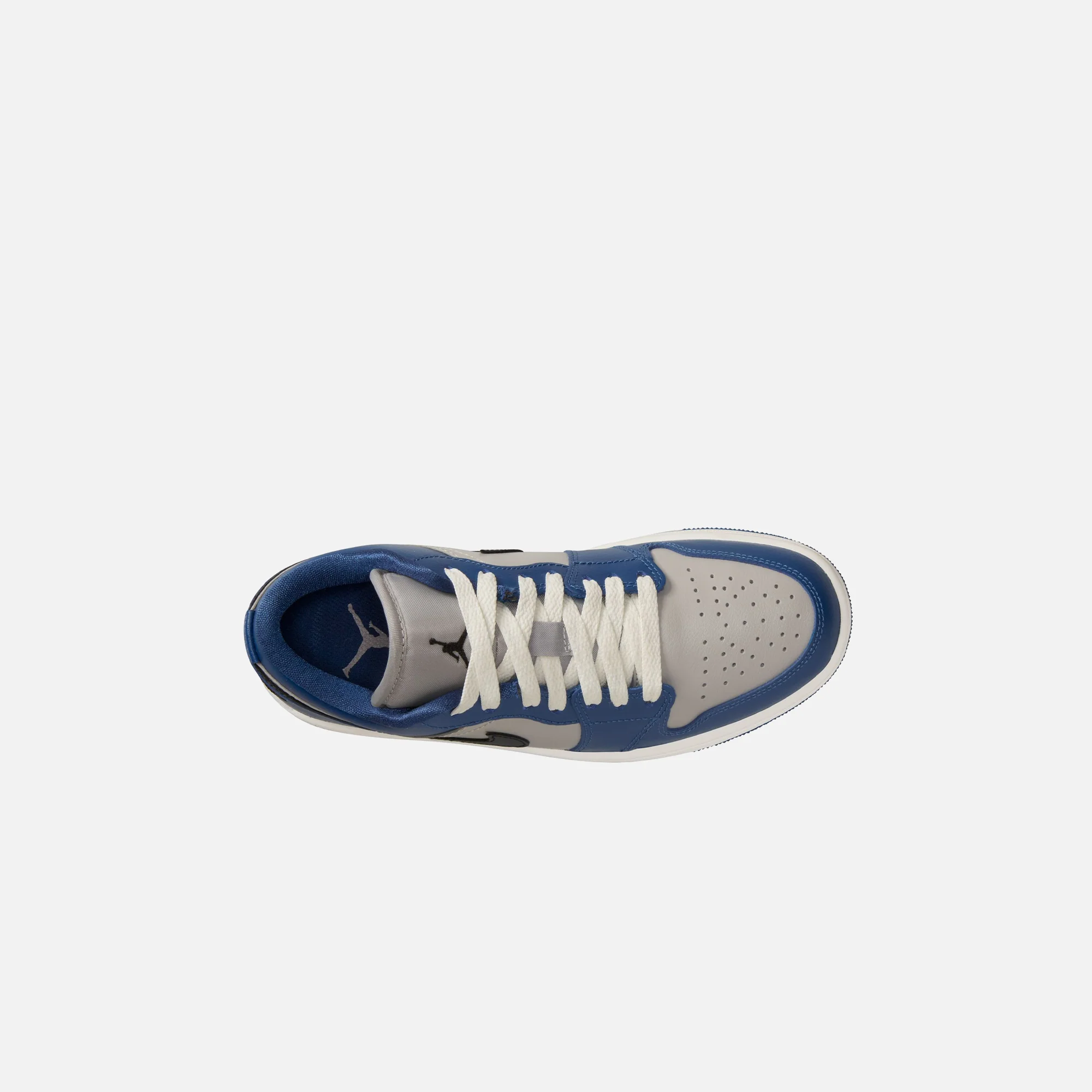 Nike WMNS Air Jordan 1 Low - French Blue / Black College Grey / Sail / Black - Image 5
