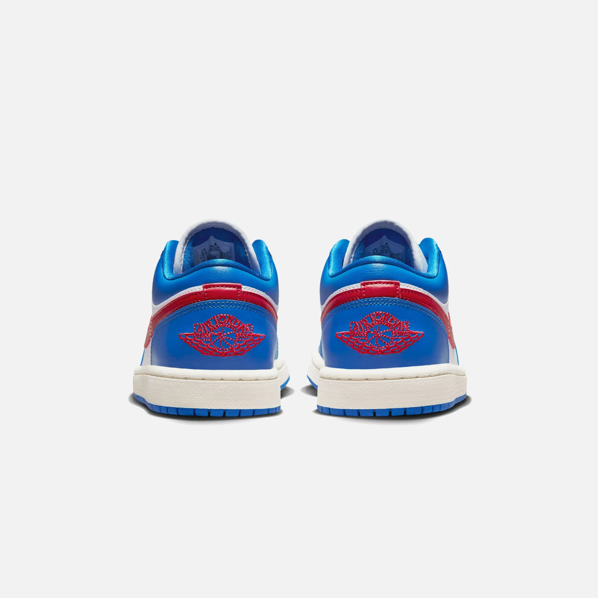 Nike WMNS Air Jordan 1 Low - Sport Blue / Gym Red / White / Sail - Image 4