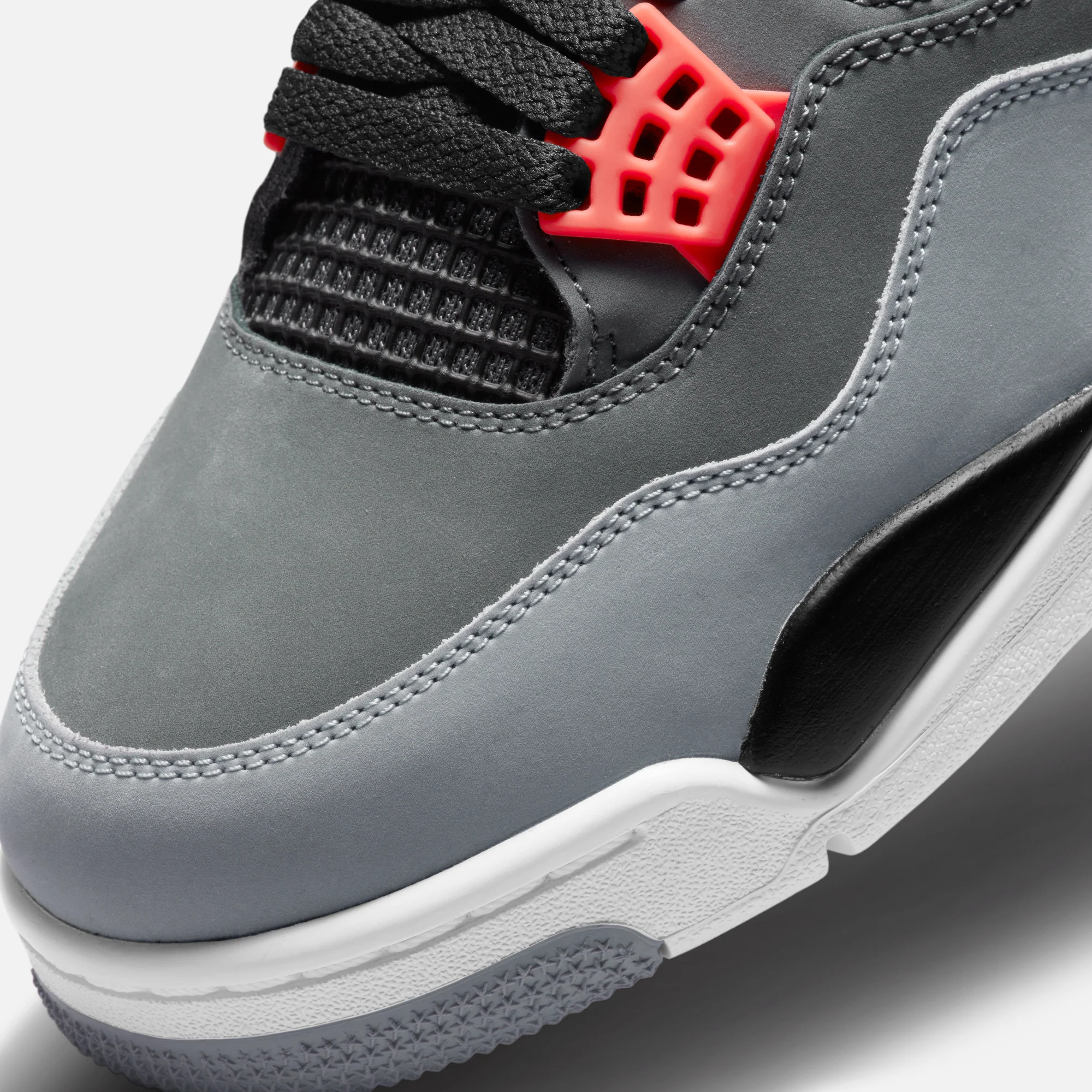 Nike Air Jordan 4 Retro - Dark Grey / Infrared / Black / Cement - Image 8