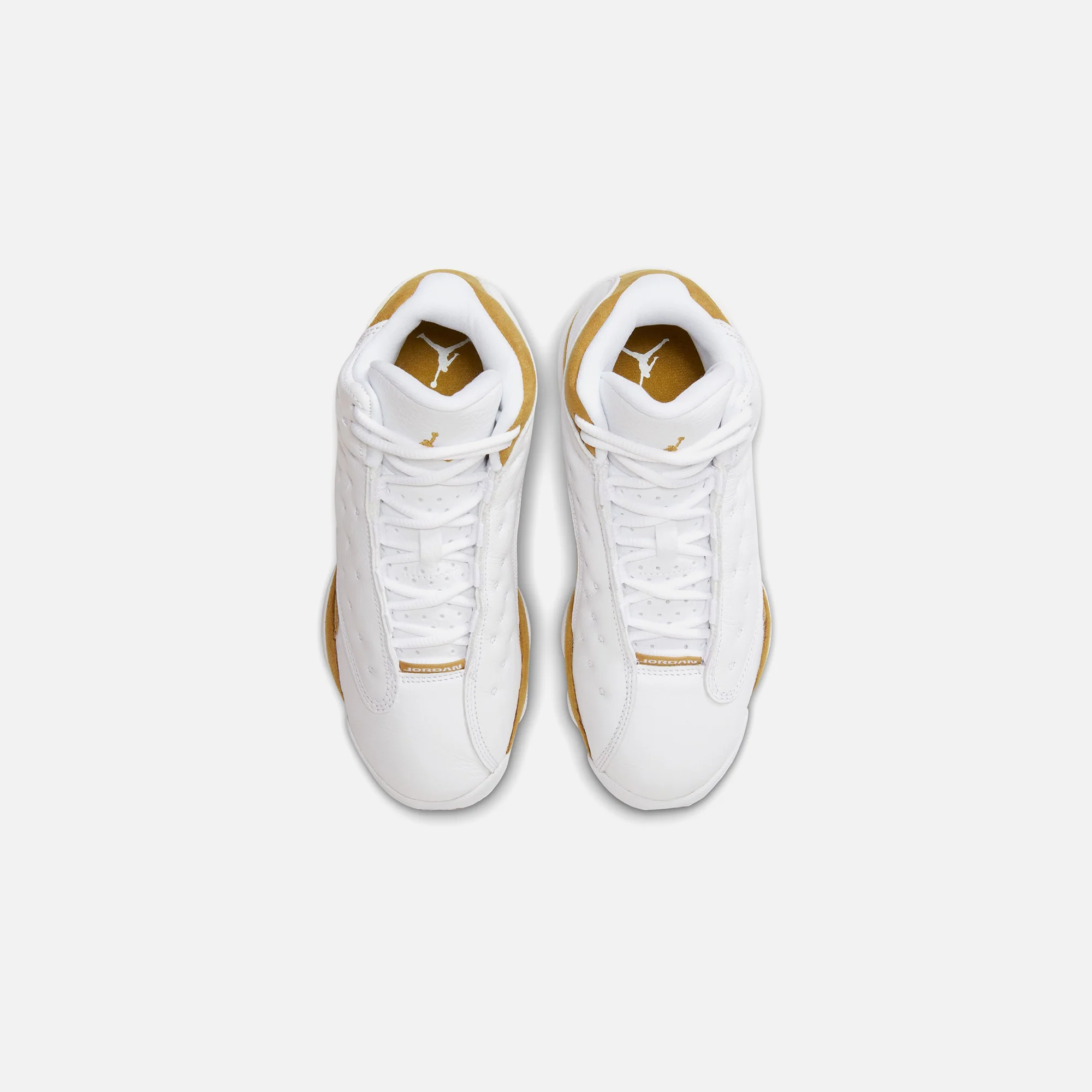 Nike GS Air Jordan 13 Retro - White / Wheat - Image 4