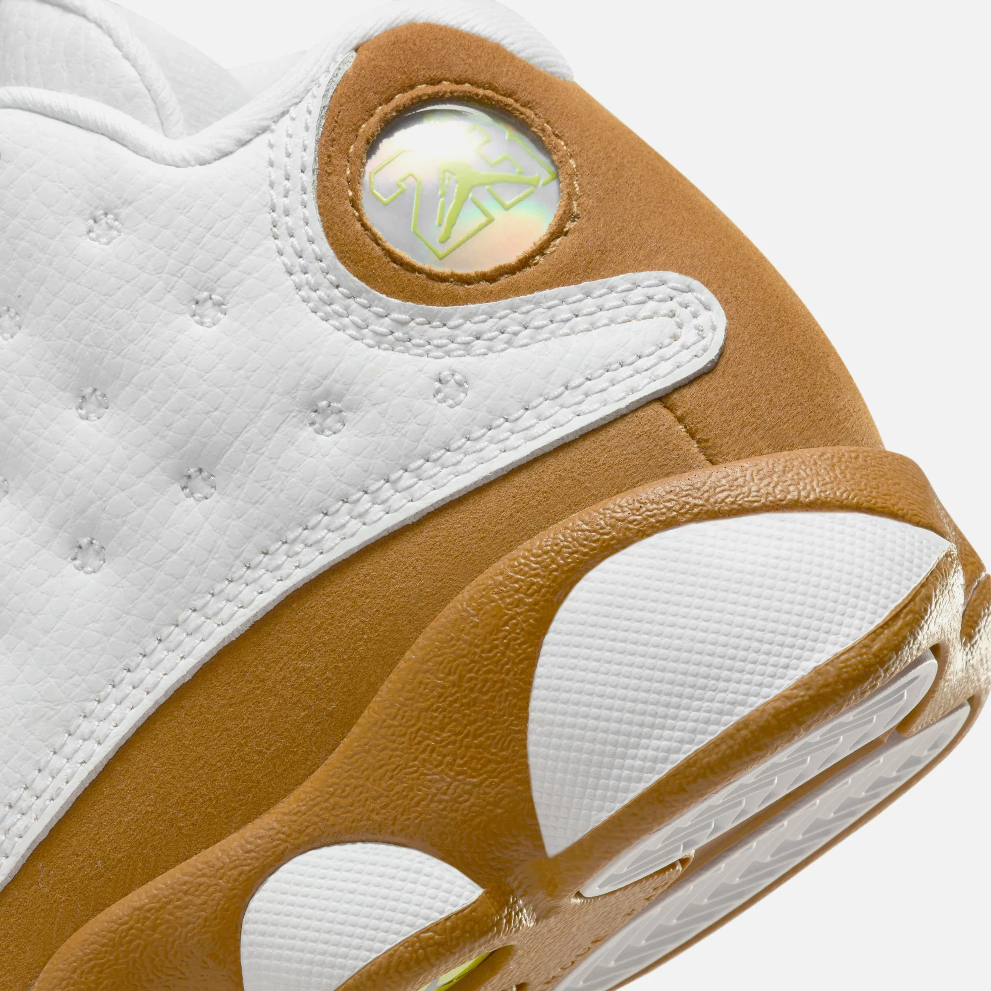 Nike PS Air Jordan 13 Retro - White / Wheat - Image 7