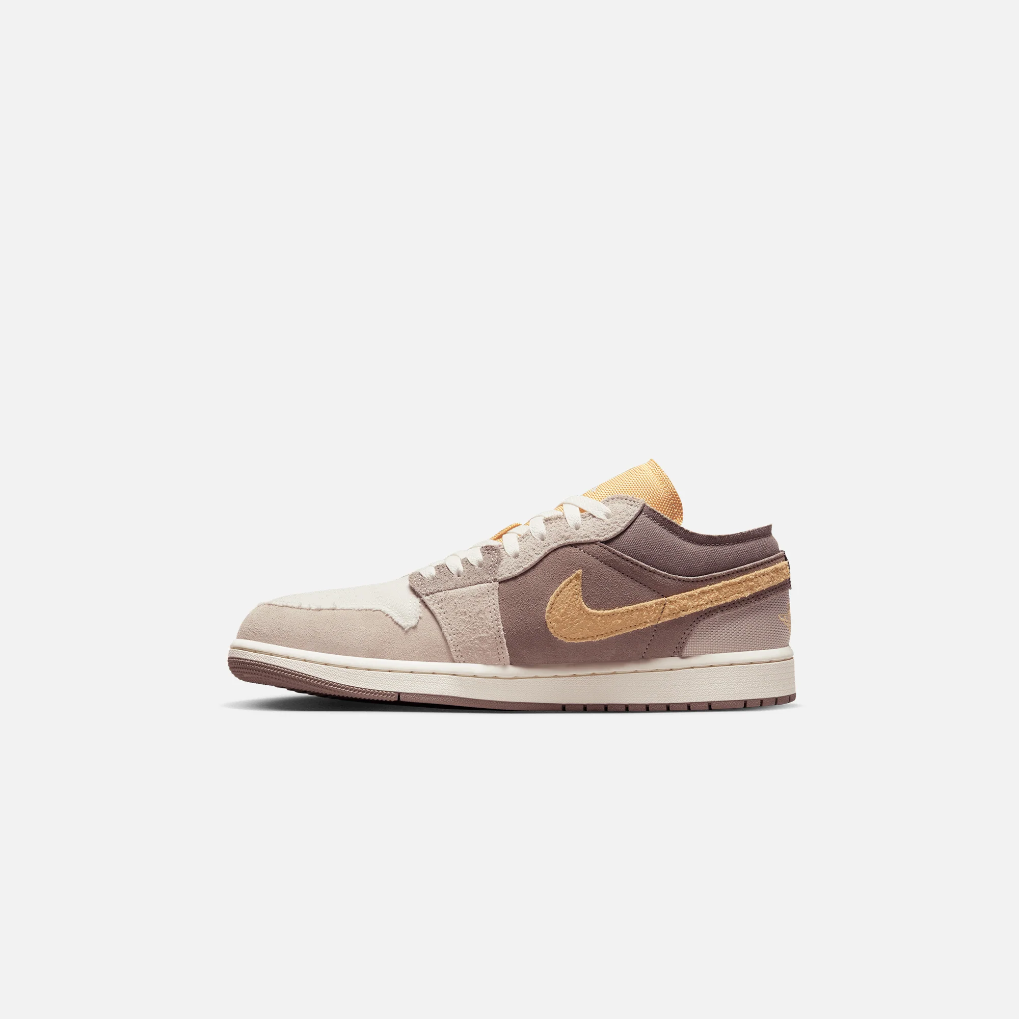 Nike Air Jordan 1 Low SE Craft - Taupe Haze / Mint Foam / Celestial Gold / Fossil Stone / Sail - Image 3