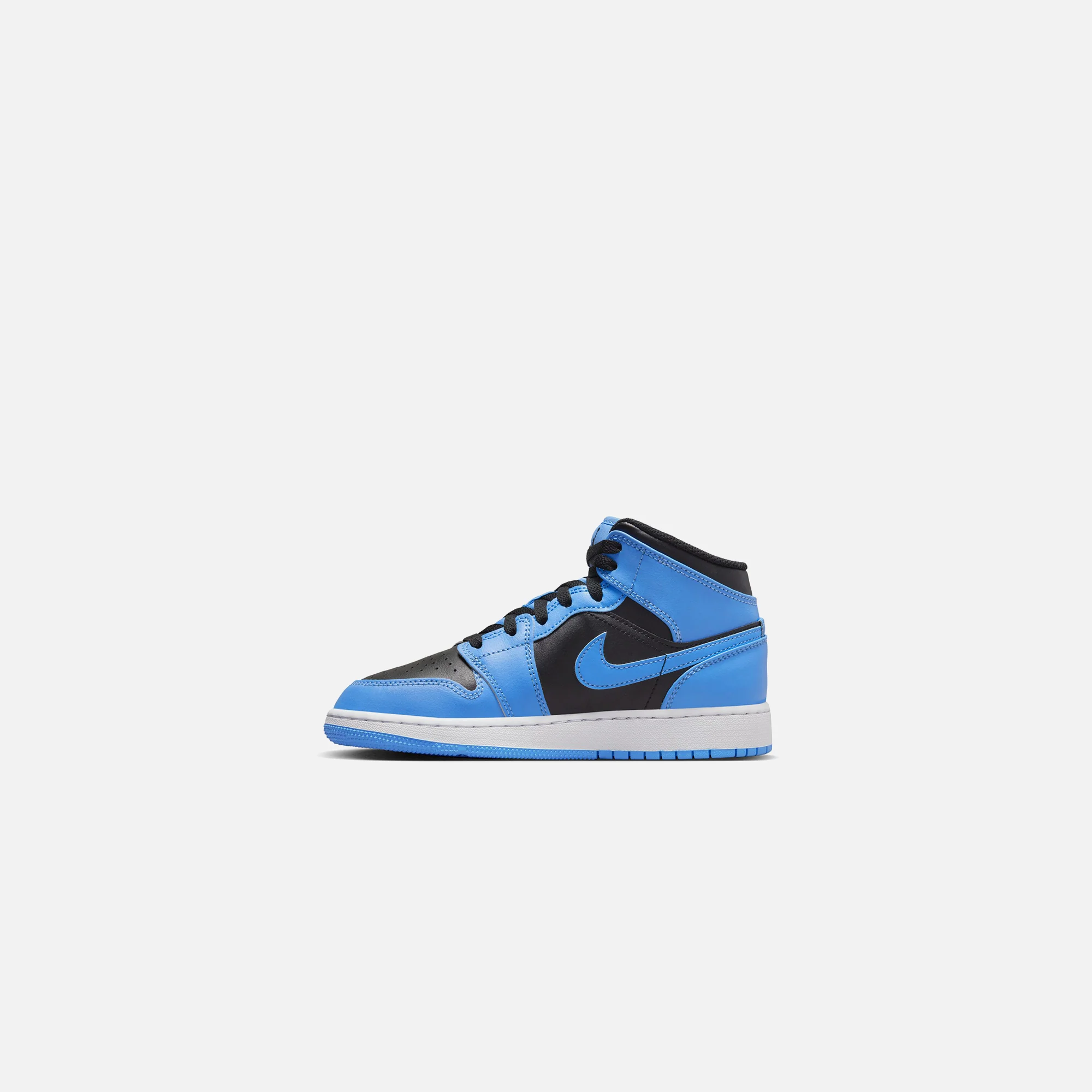 Jordan GS Air Jordan 1 Mid - University Blue / Black / White - Image 3