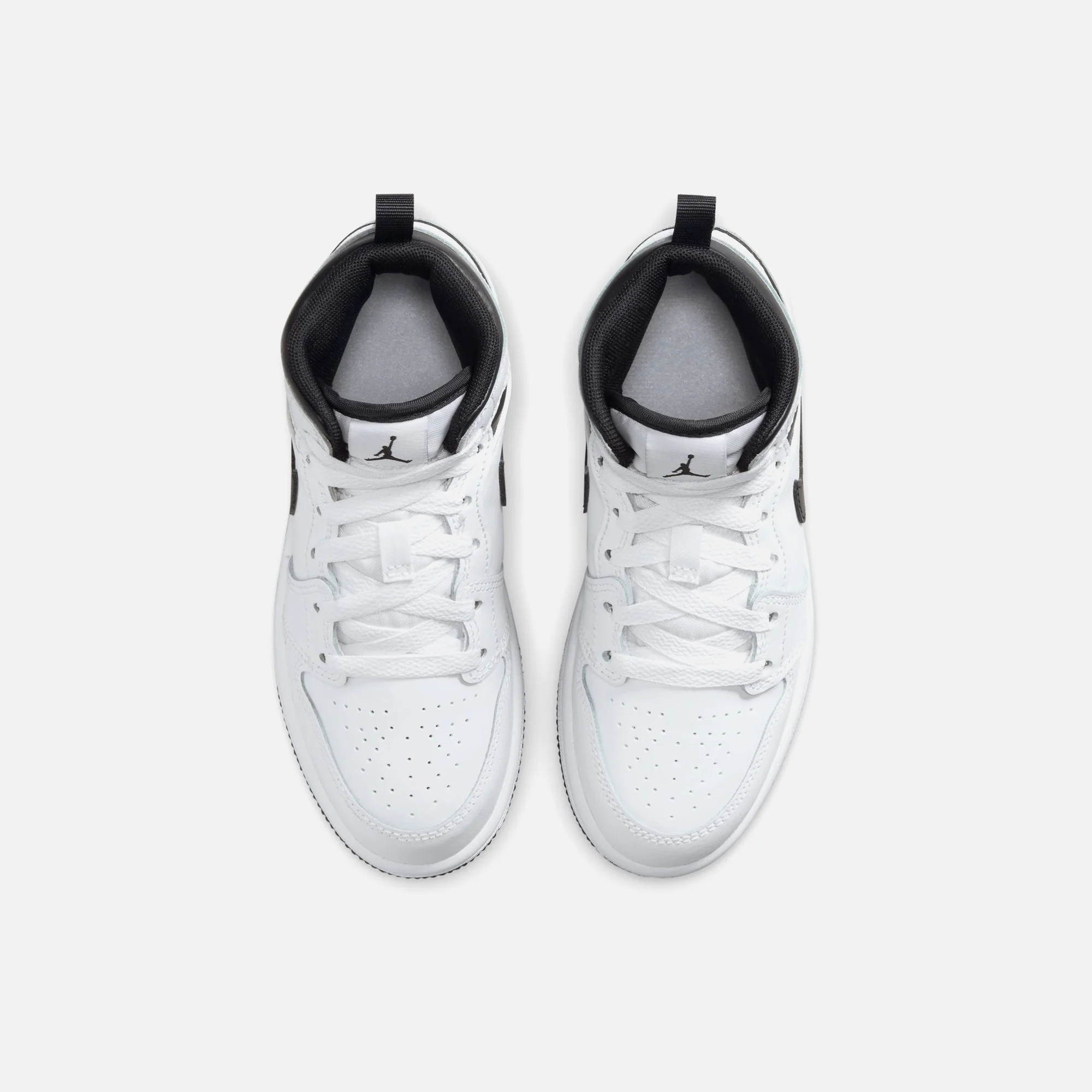 Jordan PS Air Jordan 1 Mid - White / Black / White / Black - Image 4