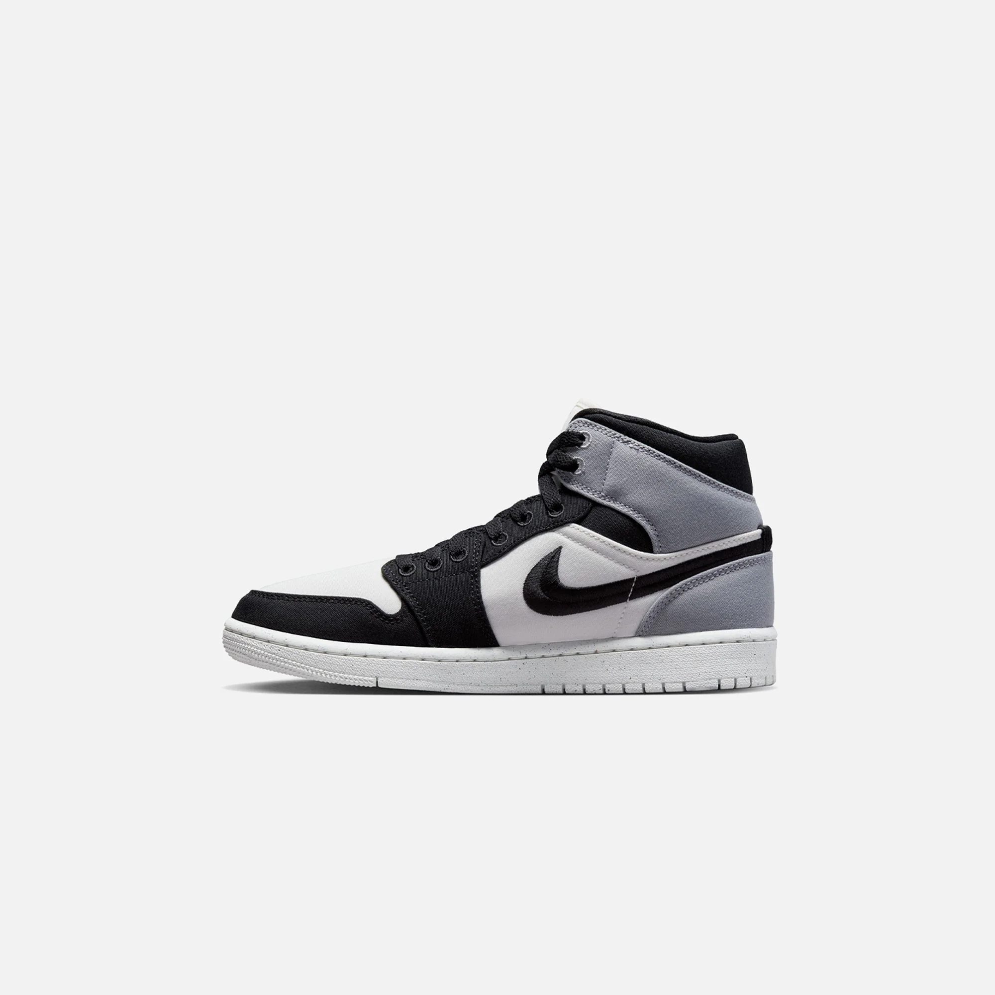 Nike WMNS Air Jordan 1 Mid SE - Sail / Black / Light Steel Grey - Image 3