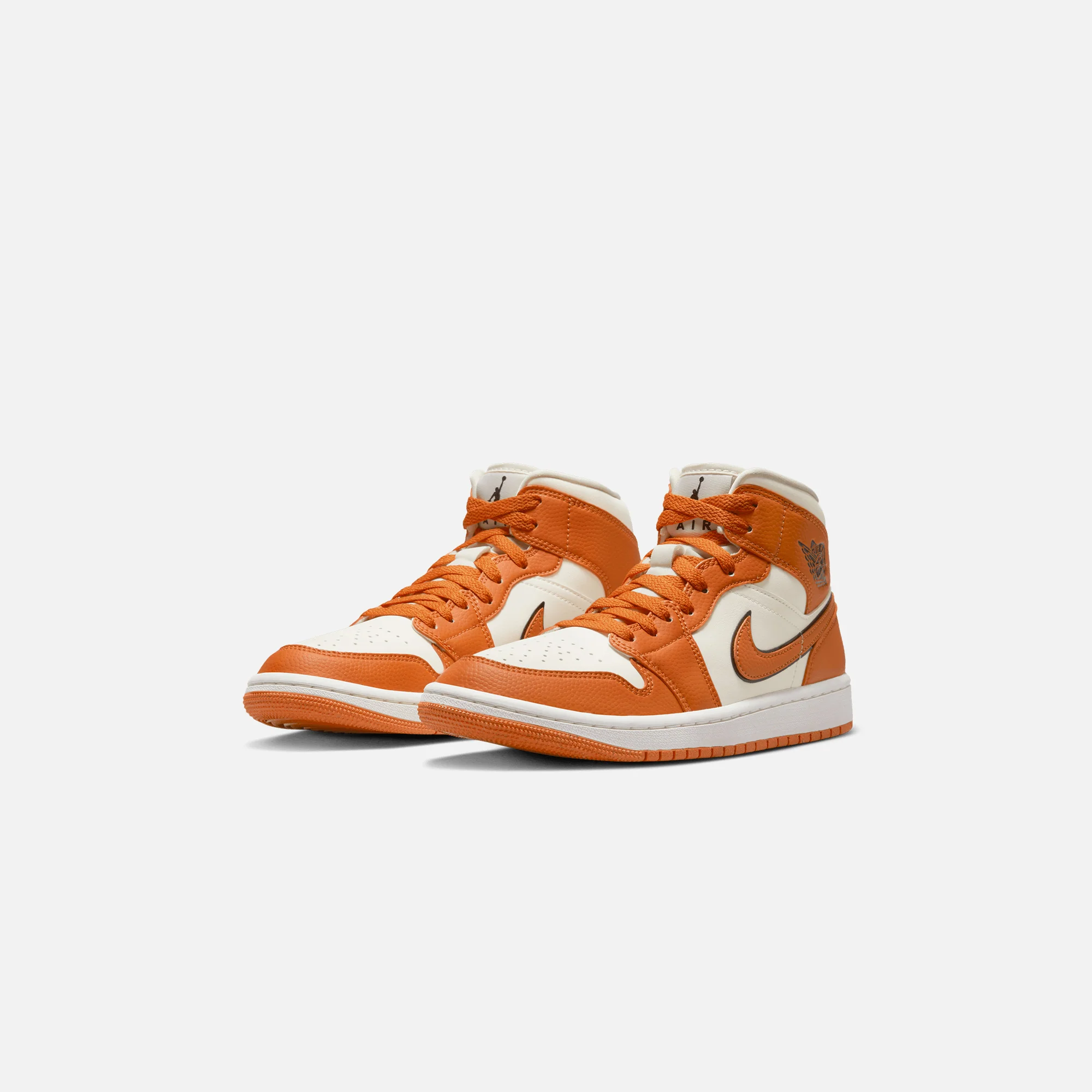Nike WMNS Air Jordan 1 Mid SE - Coconut Milk / Sport Spice / Black / Sail - Image 2