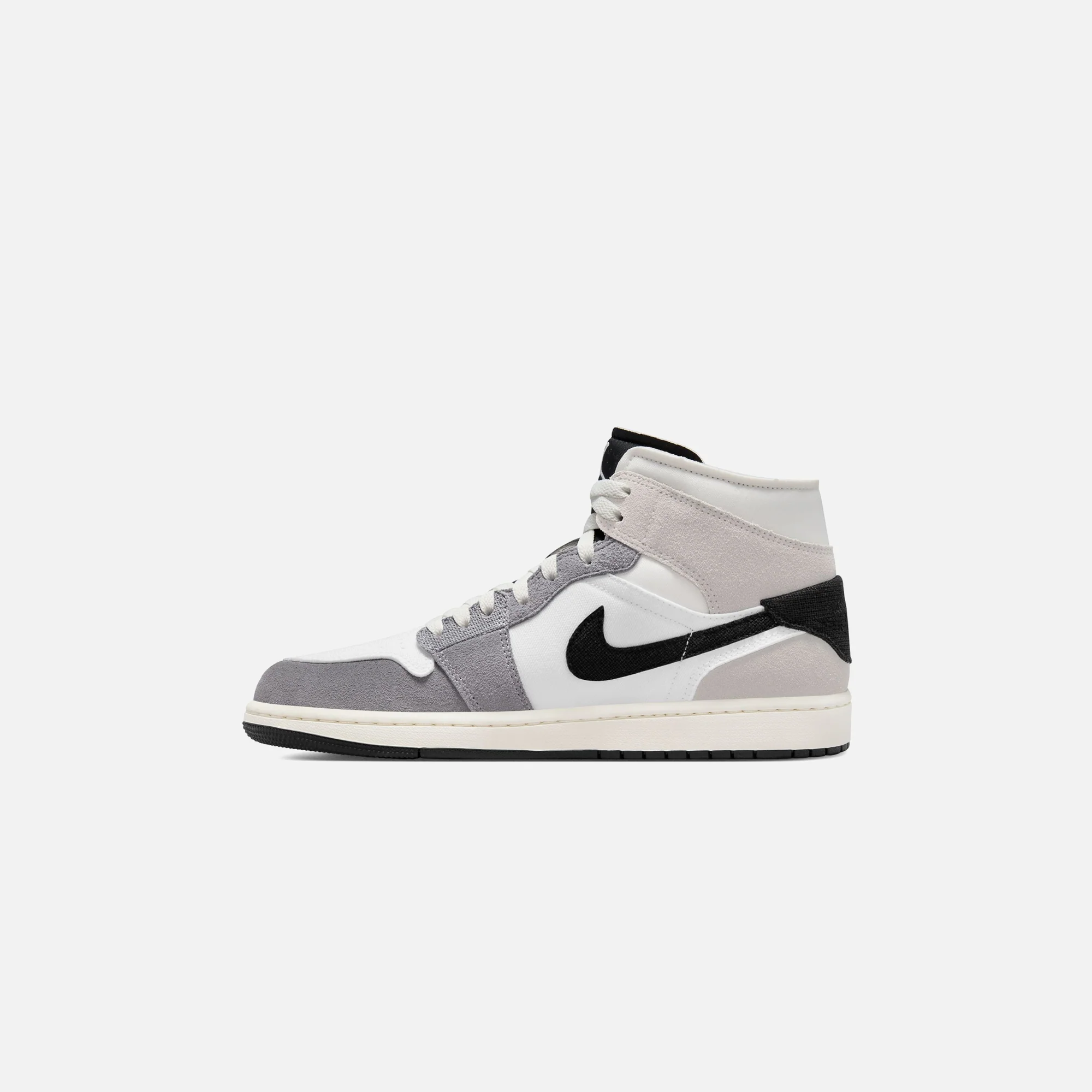 Nike Air Jordan 1 Mid SE Craft - Cement Grey / Black / White - Image 2