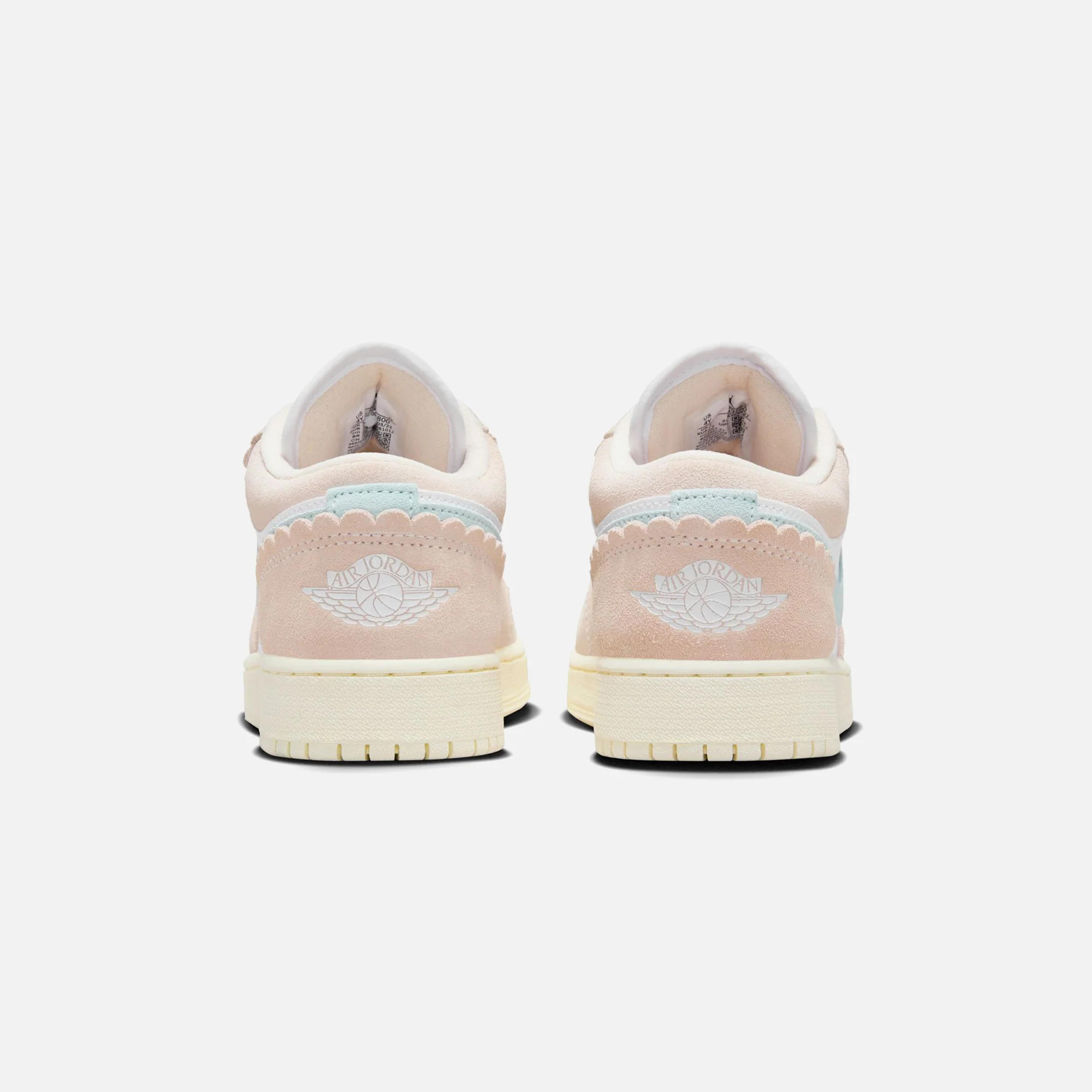 Nike Grade School Air Jordan 1 Low Se - Guava Ice / Jade Ice / White / Pink - Image 4