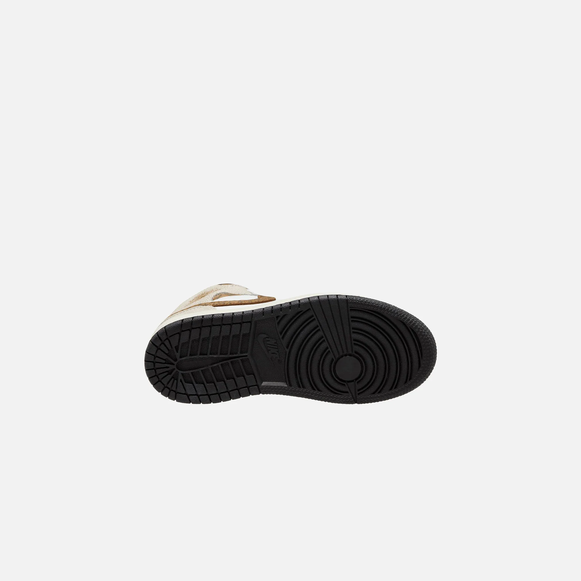 Nike Pre-School Air Jordan 1 Mid Se - Light Orewood Brown / Metallic Gold - Image 5