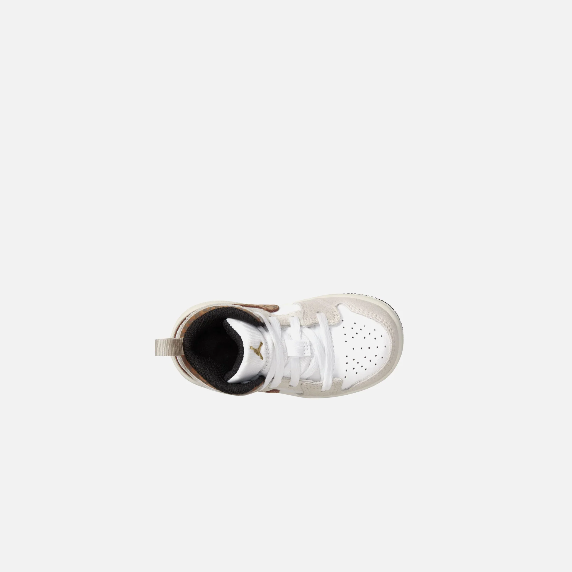 Nike TD Air Jordan 1 Mid SE - Light Orewood Brown / Metallic Gold / White / Light British Tan - Image 6