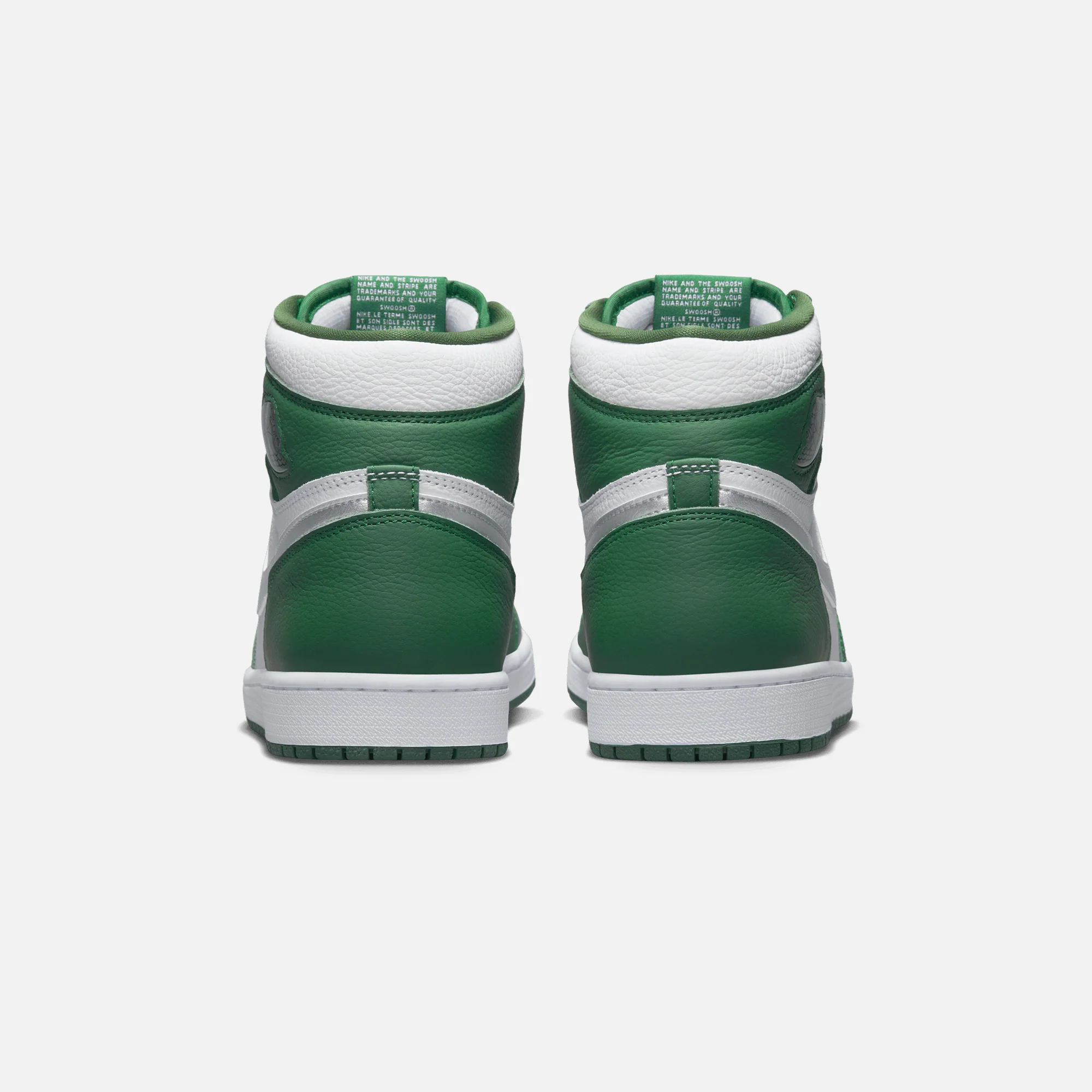 Nike Air Jordan 1 Retro High OG - Gorge Green / Metallic Silver / White - Image 4