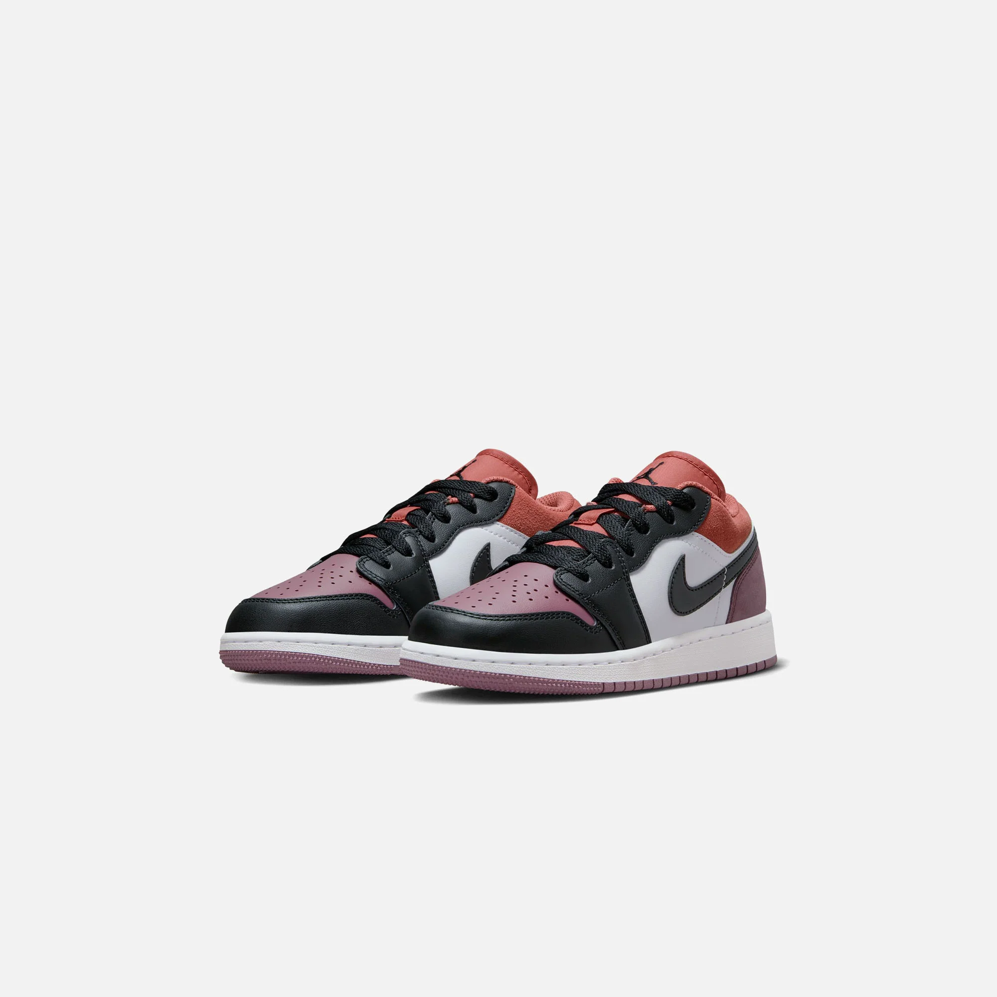 Jordan GS Air Jordan 1 Low Se - White / Black / Sky J / Orange - Image 2