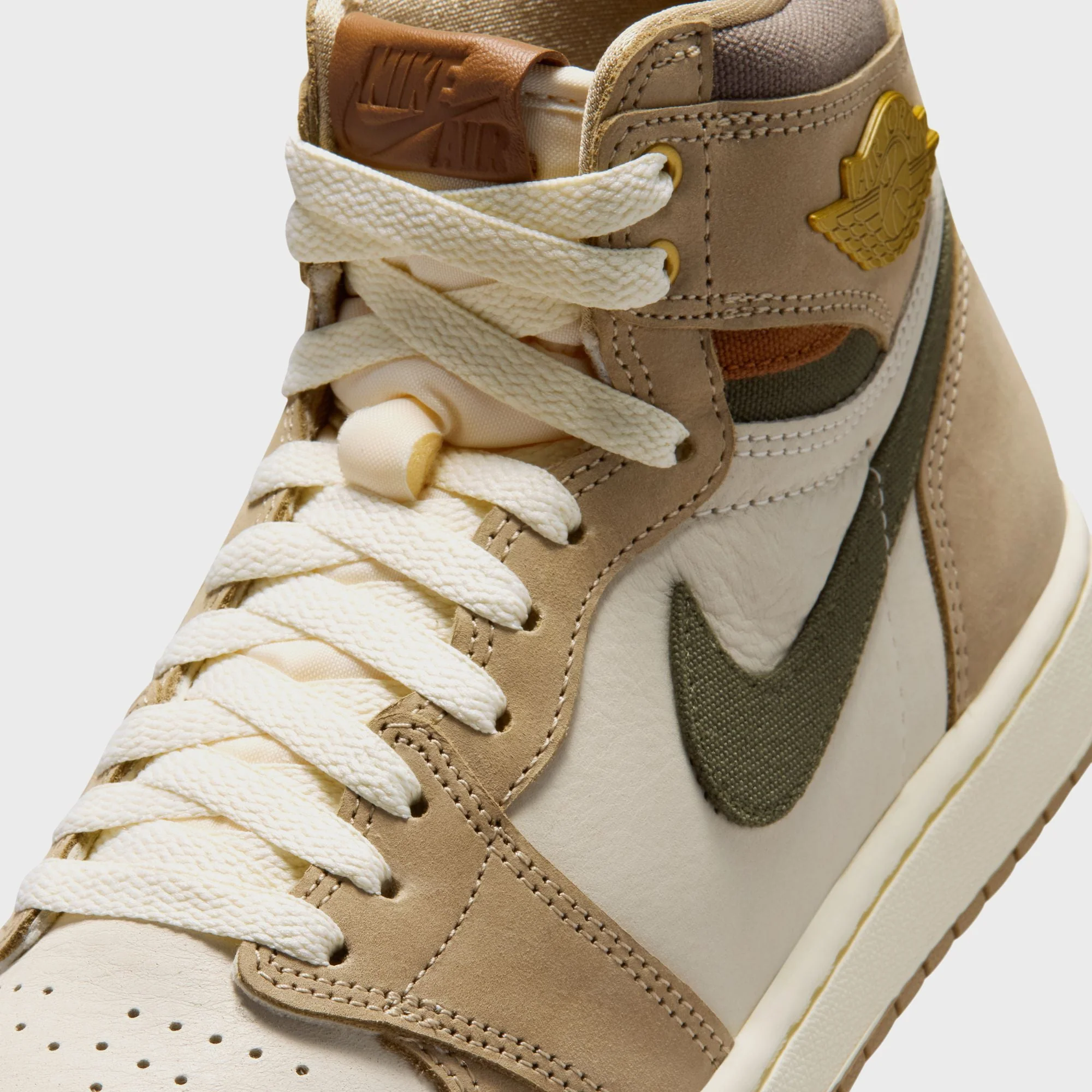 Jordan WMNS Air Jordan 1 High OG - Khaki / Sail / Cargo Khaki - Image 7