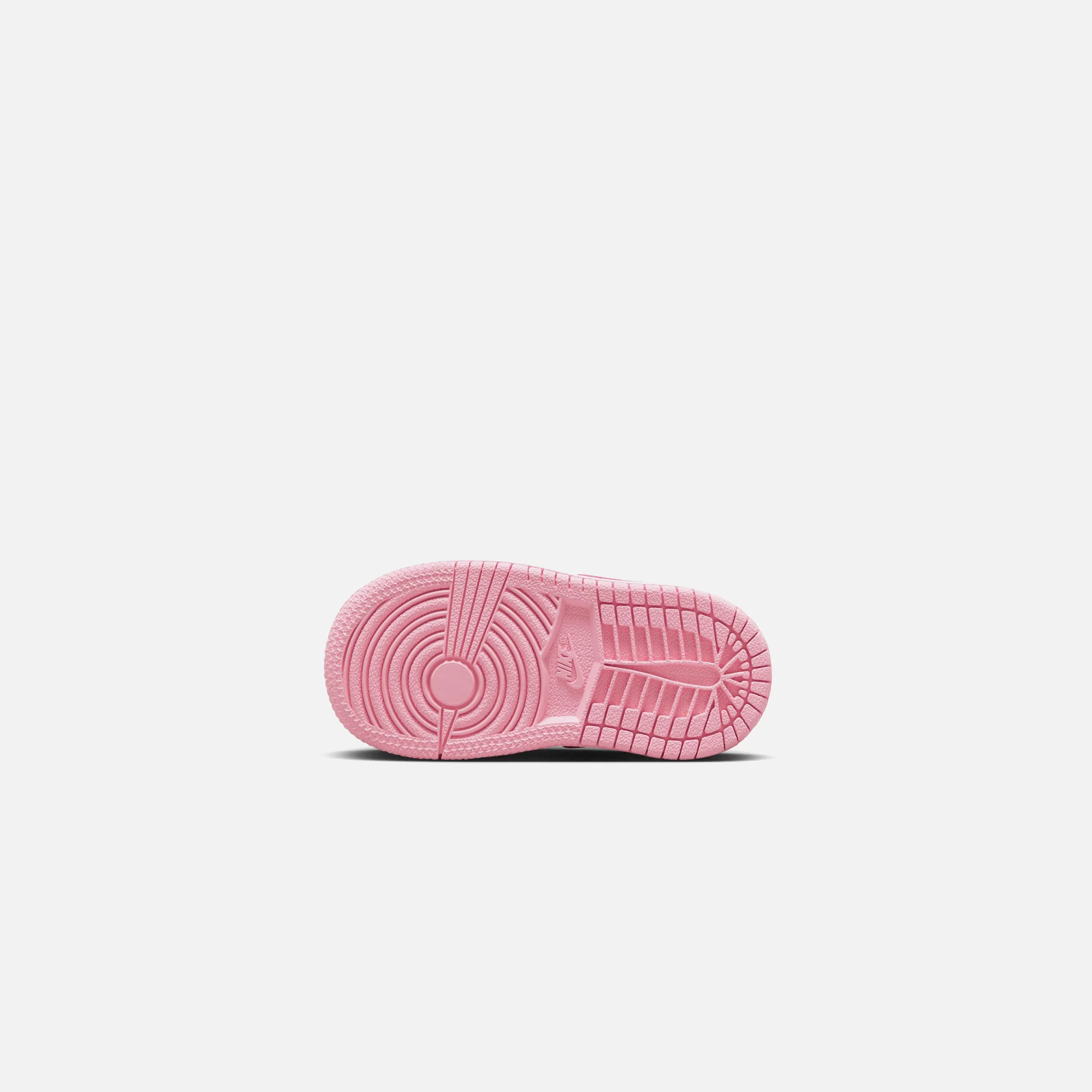 Nike TD Air Jordan 1 Mid - White / Med Soft Pink / Fierce Pink - Image 9