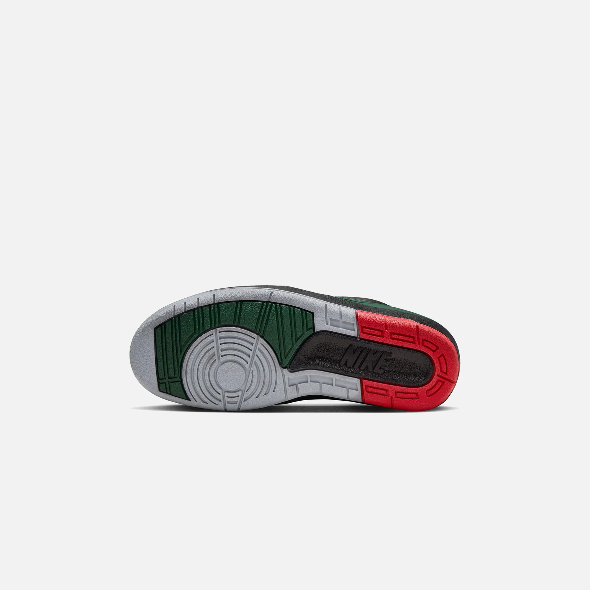 Nike Grade School Air Jordan 2 Retro Low - Black / Fire Red / Fir / Cement Grey - Image 5