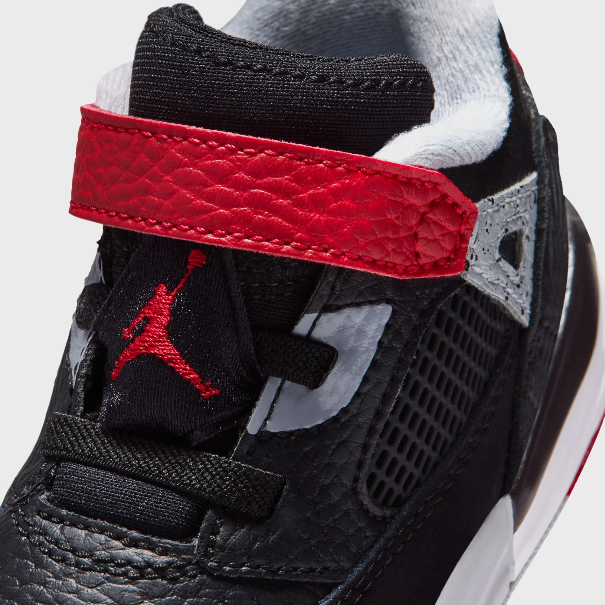 Jordan TD Spizike Low - Black / Wolf Grey / White / Gym Red - Image 6