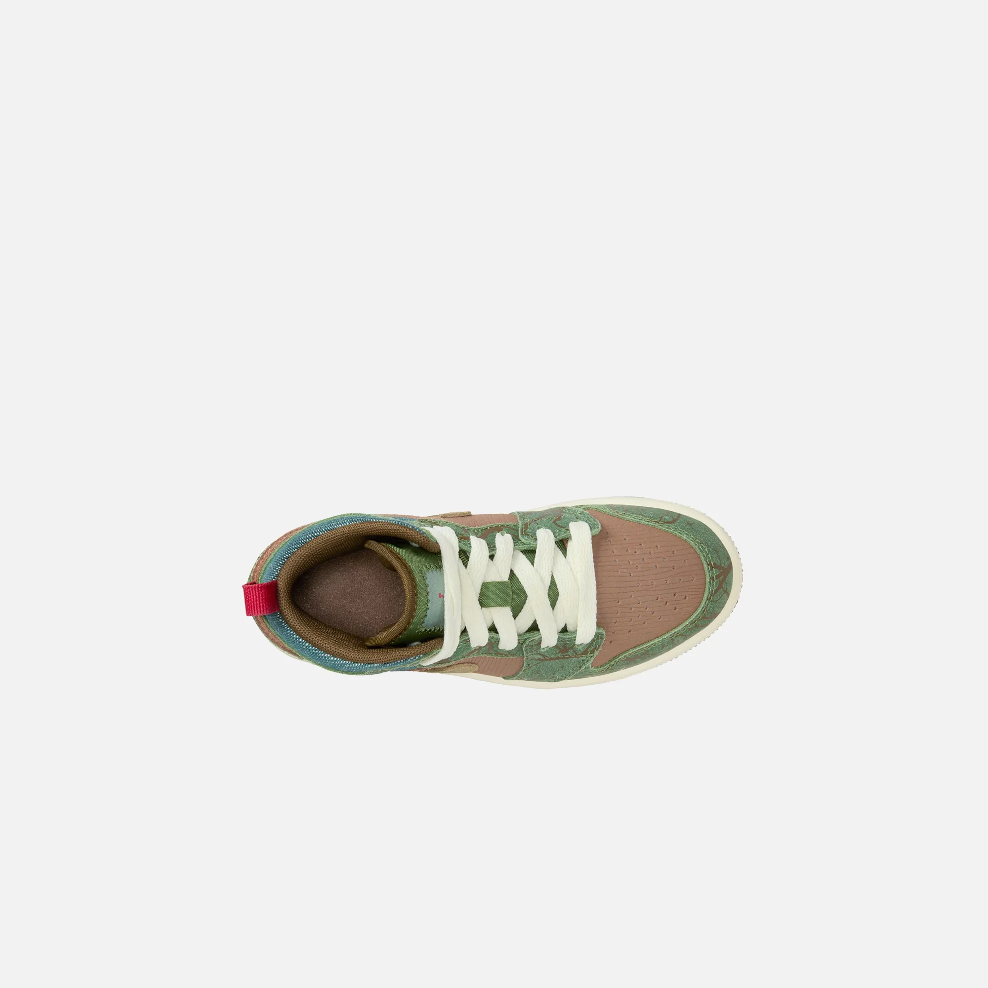 Jordan PS Air Jordan 1 Mid SS - Archaeo Brown / Light Olive Tree - Image 3