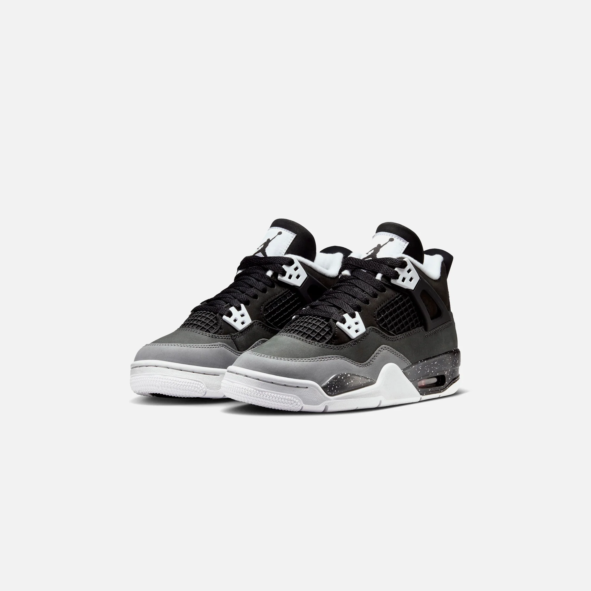 Jordan GS Air Jordan 4 Retro - Black / White / Cool Grey / Pure Platinum - Image 2