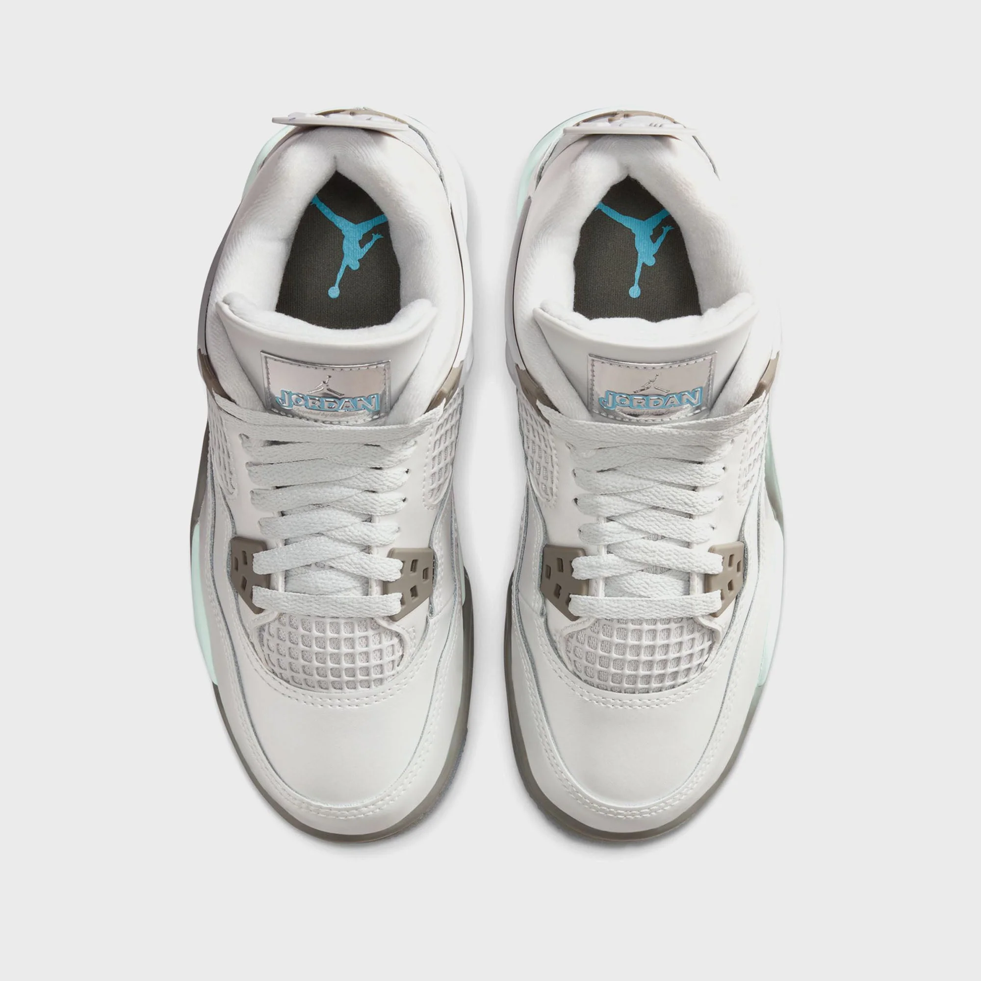 Jordan GS Air Jordan 4 Retro - Photon Dust / Blue Chill - Image 4