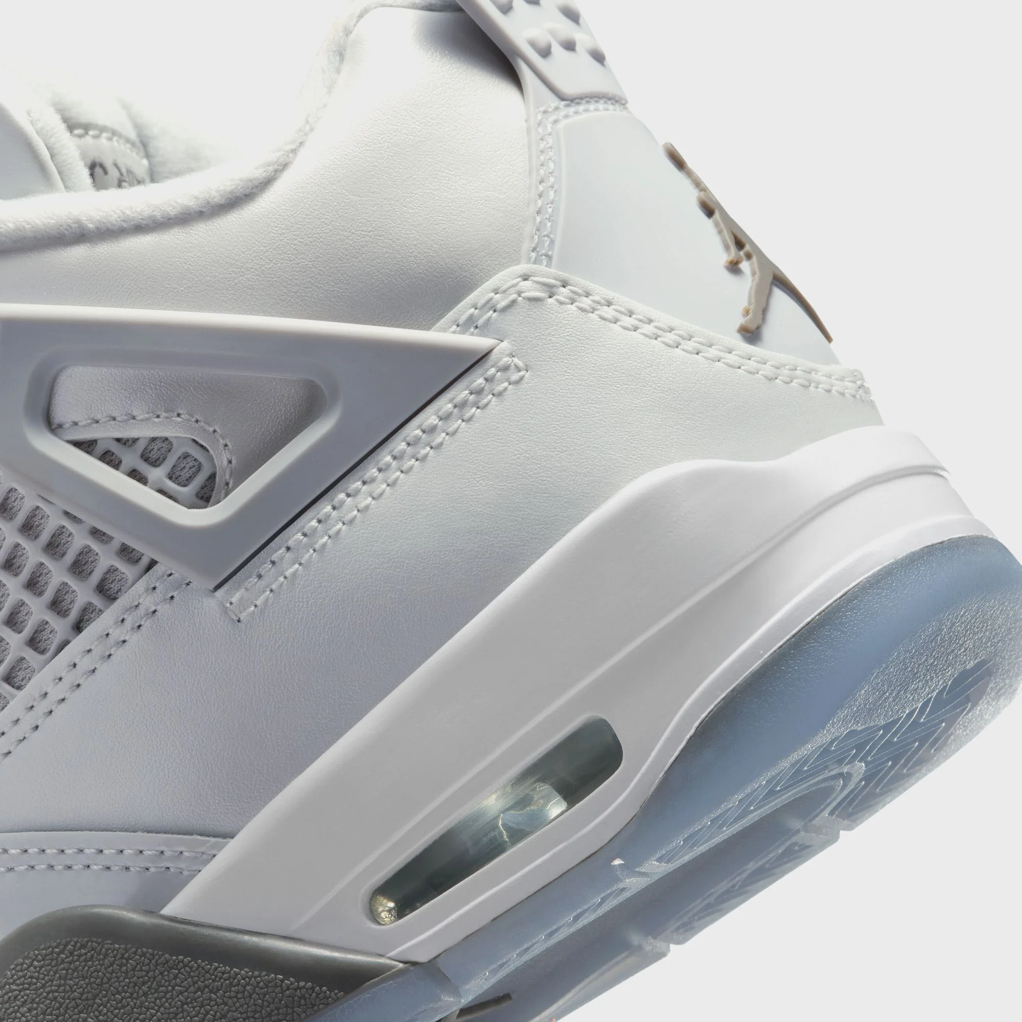 Jordan GS Air Jordan 4 Retro - Photon Dust / Blue Chill - Image 7