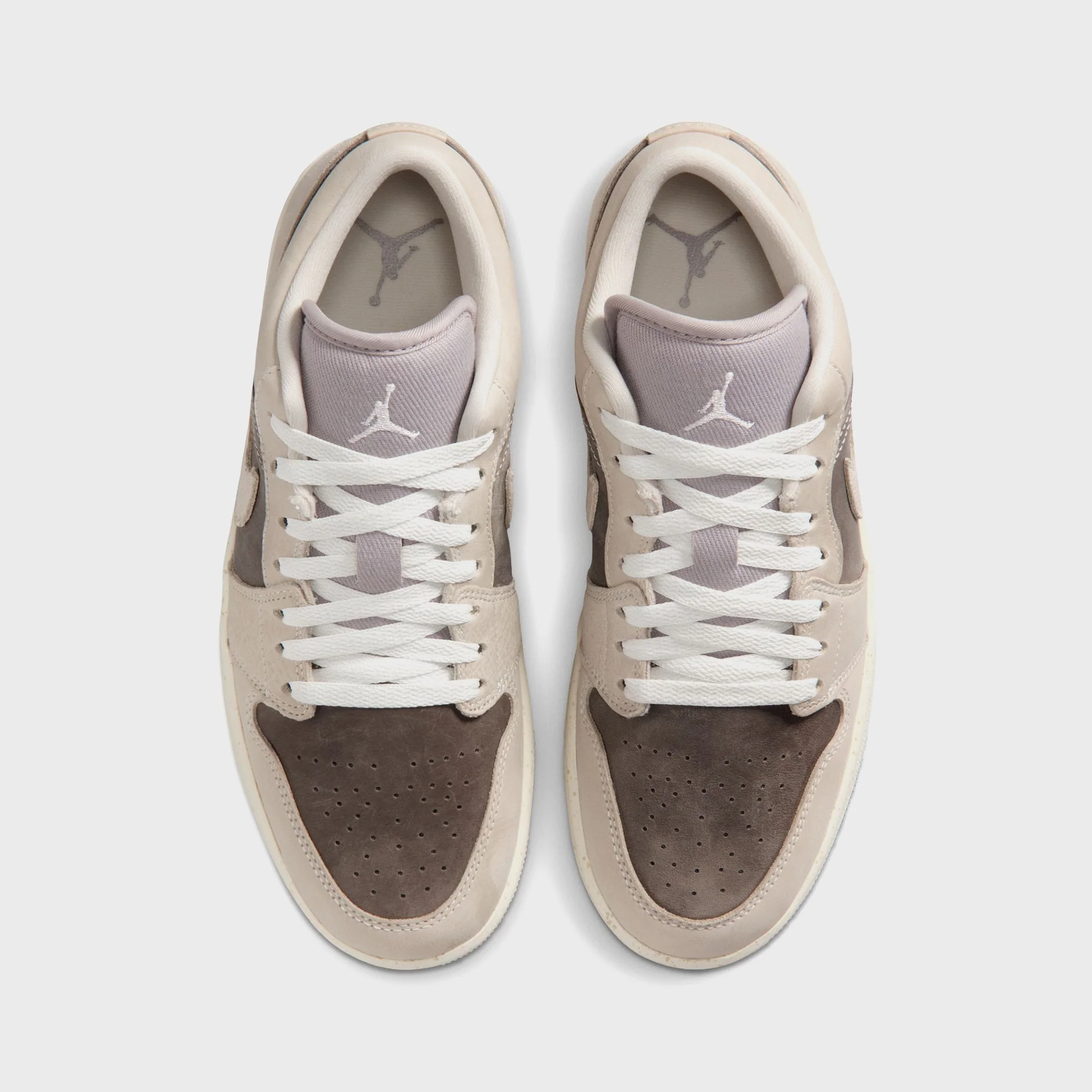 Jordan WMNS Air Jordan 1 Low SE - Enigma Stone / Pale Ivory / Hemp / Oatmeal - Image 4
