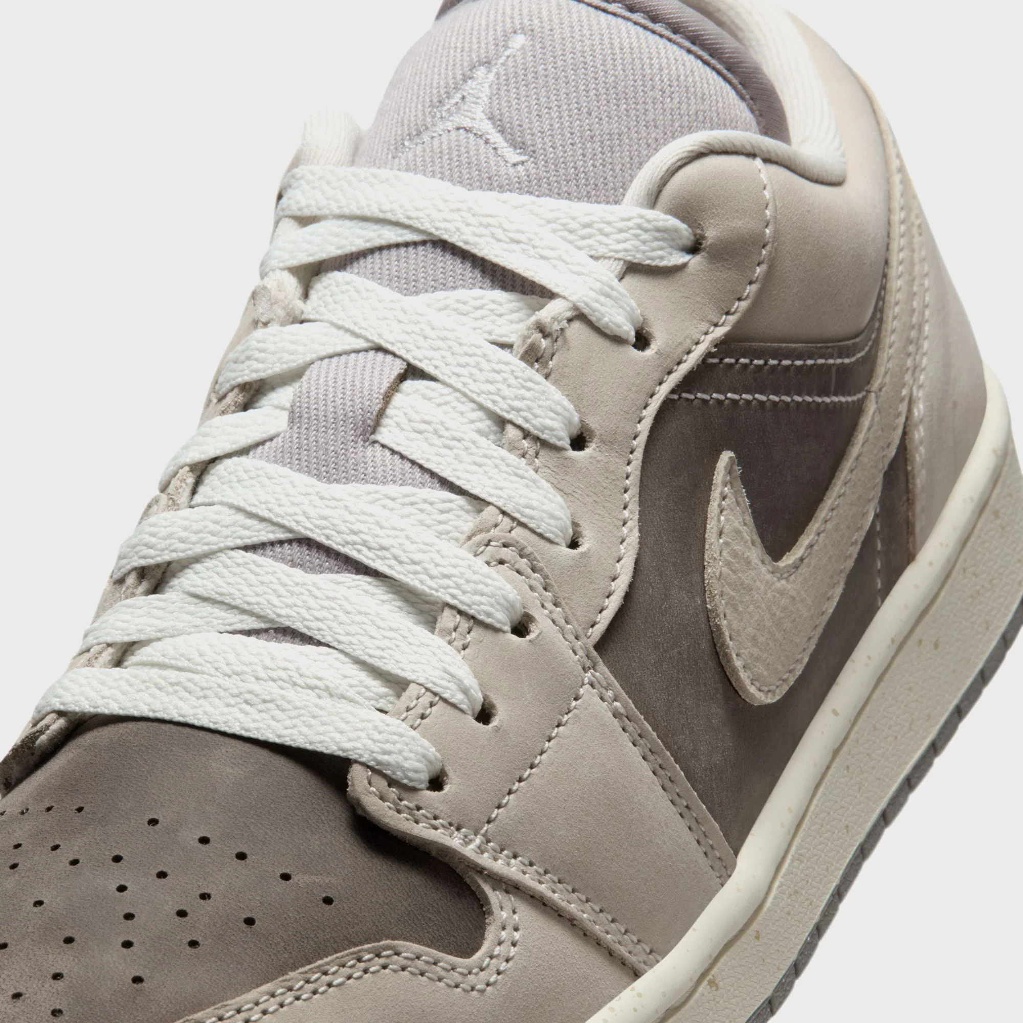 Jordan WMNS Air Jordan 1 Low SE - Enigma Stone / Pale Ivory / Hemp / Oatmeal - Image 7
