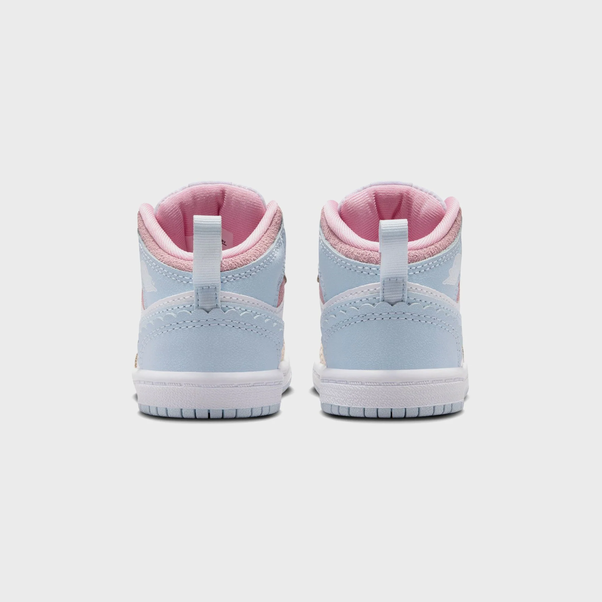 Nike TD Air Jordan Mid SE - Half Blue / Pale Ivory / White - Image 3