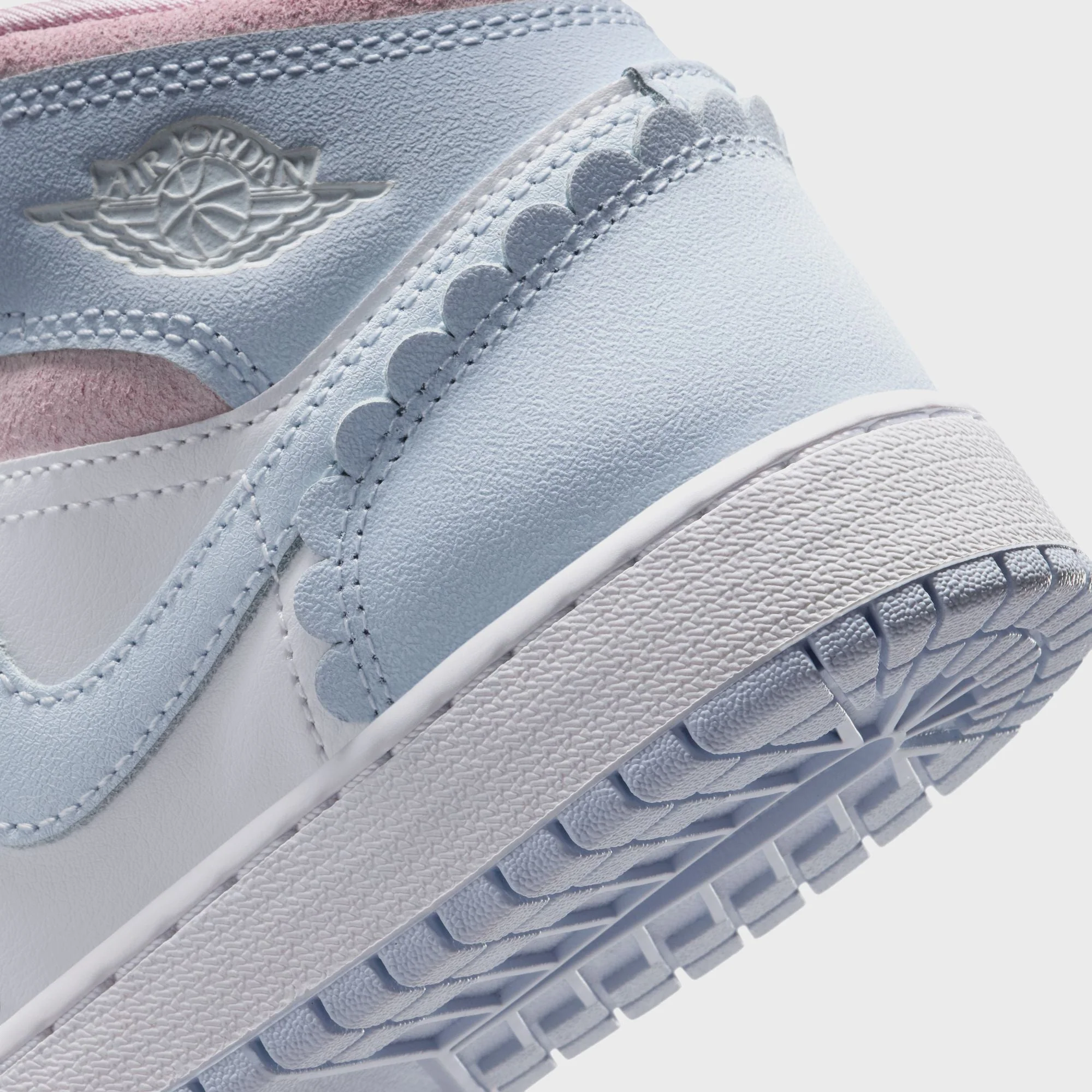 Jordan GS Air Jordan Mid SE - Half Blue / Pale Ivory / White - Image 8