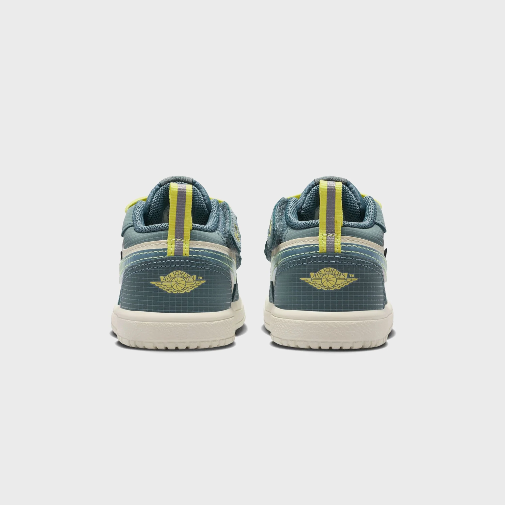 Jordan TD Air Jordan 1 Low SE - Sea Glass / Hasta / Gum Medium Brown / Light Lemon Twist - Image 3
