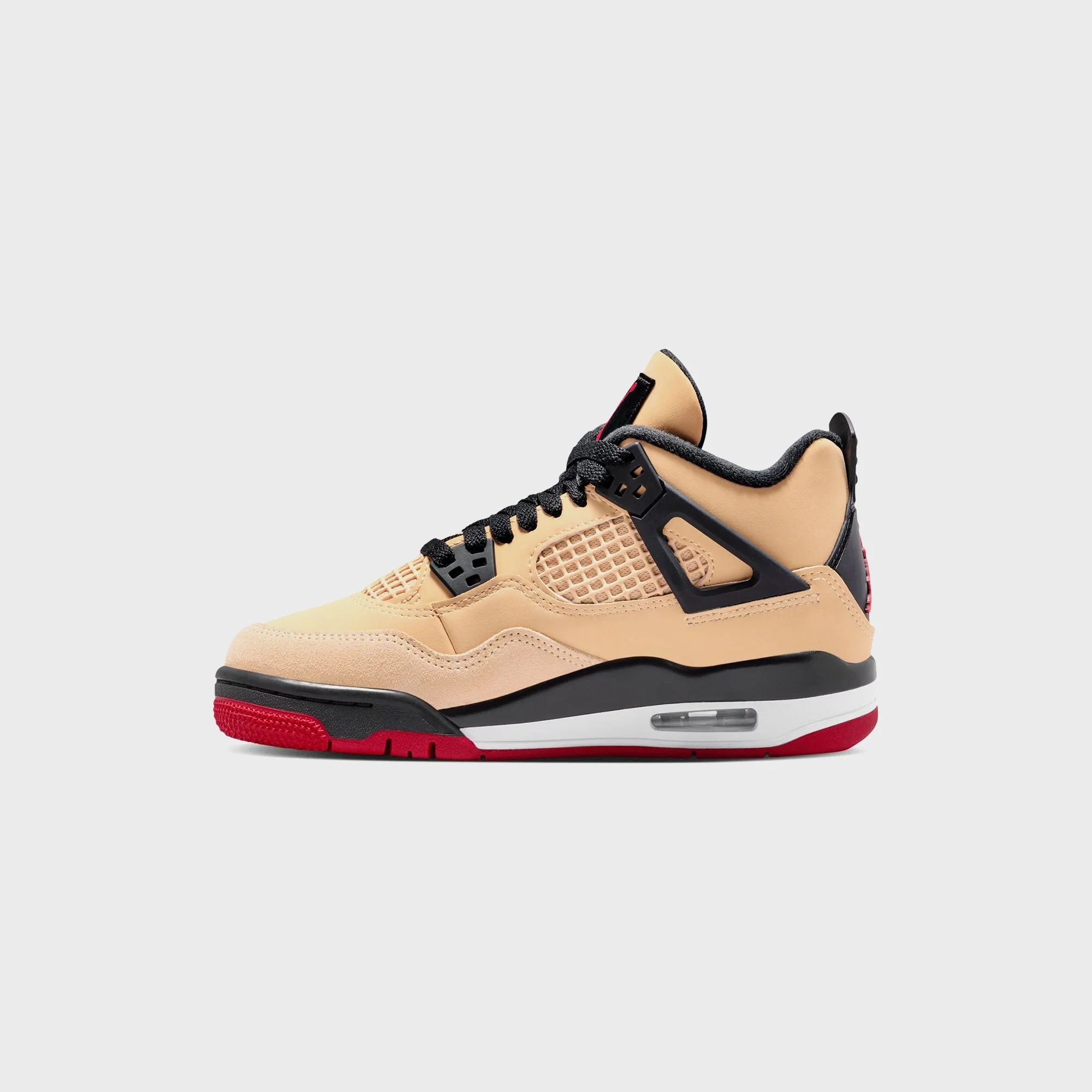 Jordan GS Air Jordan 4 Retro - Sesame / Fire Red / Black / White - Image 5