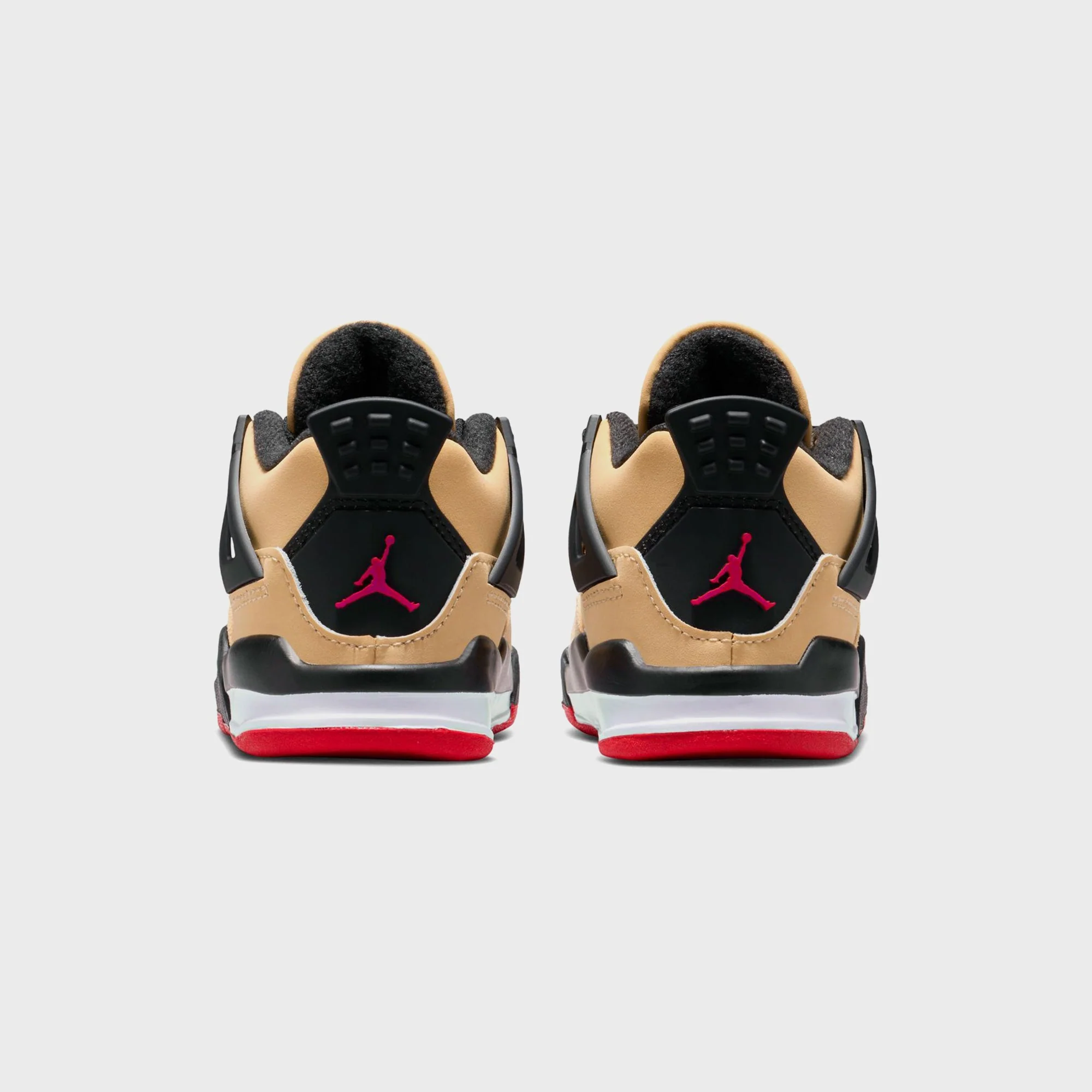 Jordan TD Air Jordan 4 Retro - Sesame / Fire Red / Black / White - Image 3