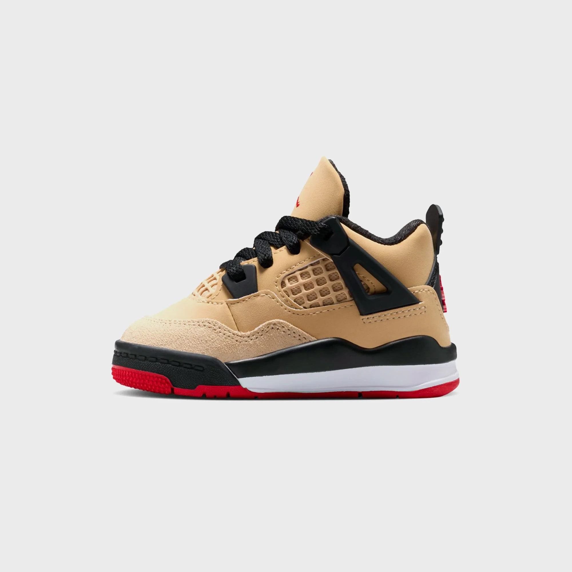 Jordan TD Air Jordan 4 Retro - Sesame / Fire Red / Black / White - Image 5