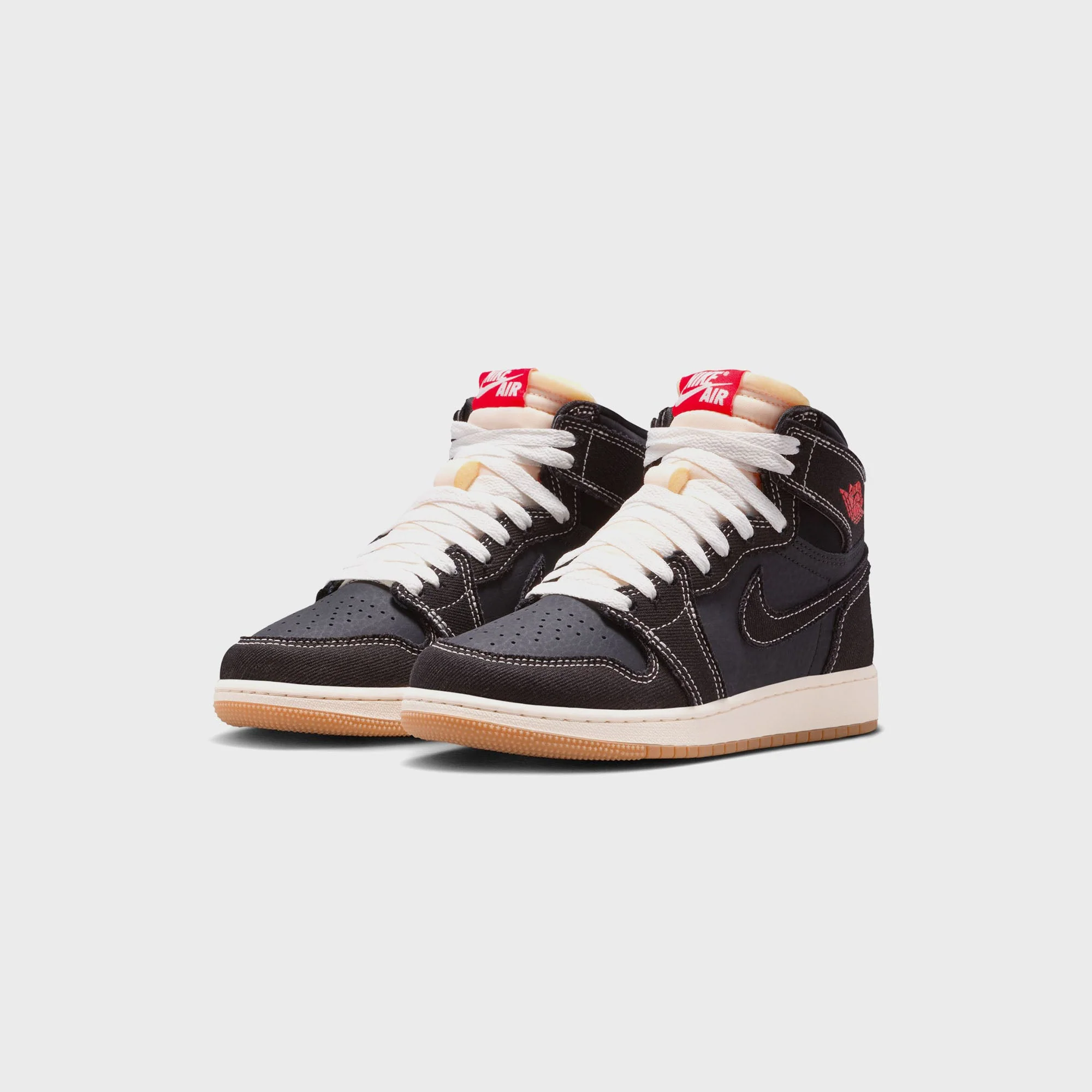 Jordan GS Air Jordan 1 Retro High OG - Black / Sail / Gum / Medium Brown - Image 2