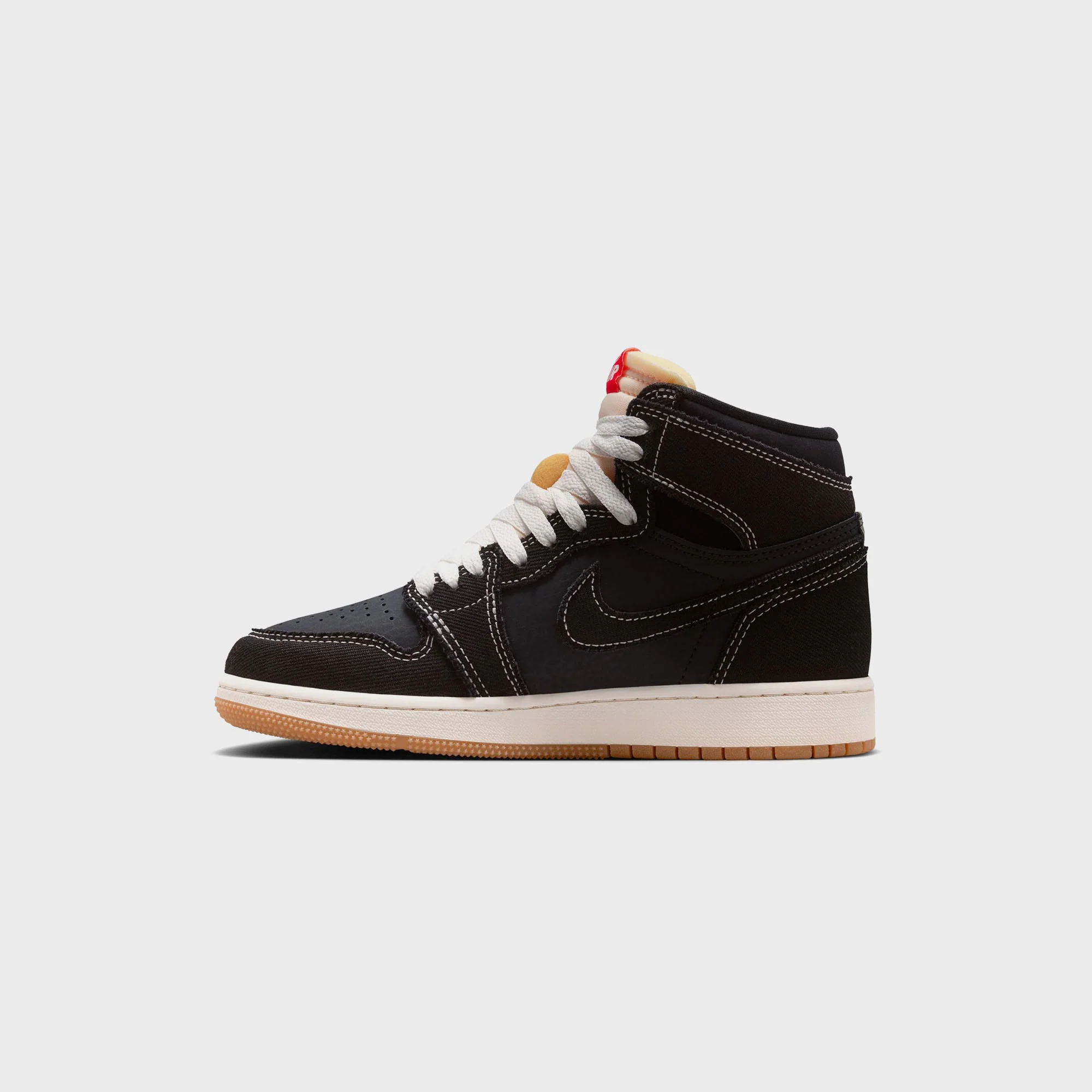 Jordan GS Air Jordan 1 Retro High OG - Black / Sail / Gum / Medium Brown - Image 5