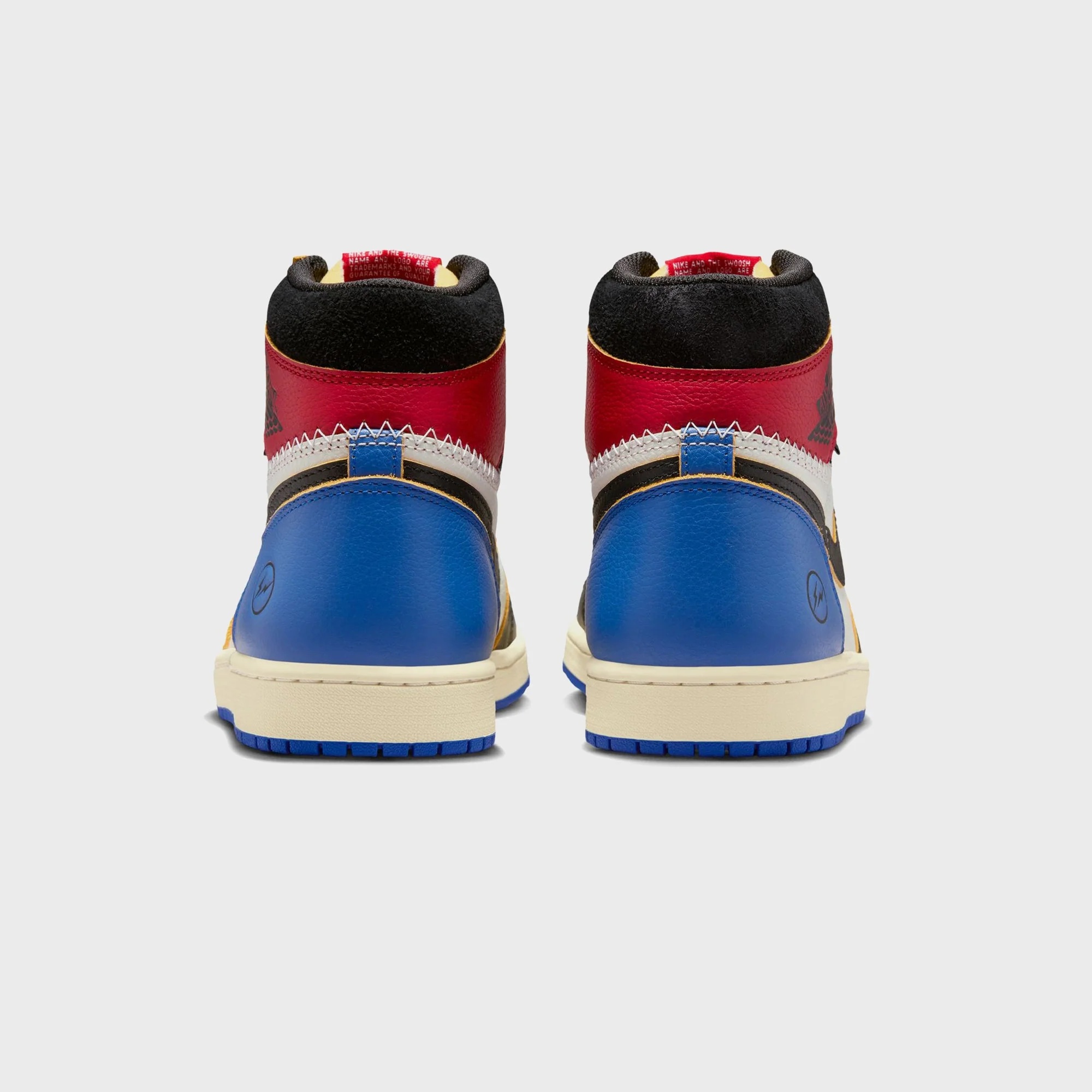 Jordan x Fragment x Union LA Air Jordan 1 Retro High OG - Black / White / Varsity Red / Sport Royal - Image 3