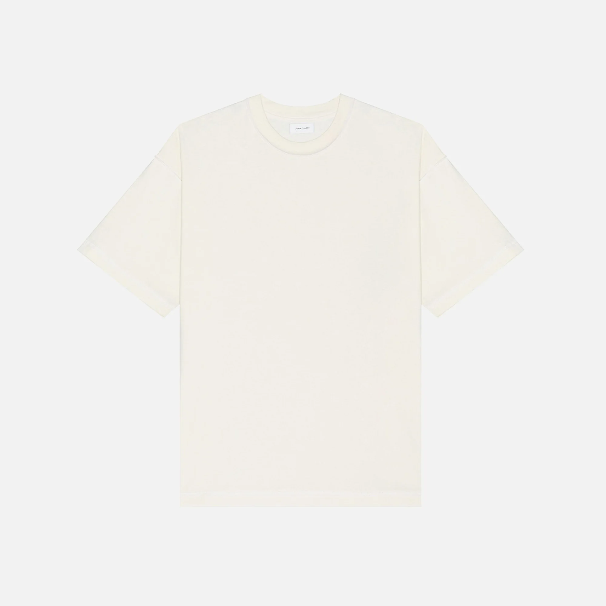 John Elliott Reverse Cropped Tee - Salt