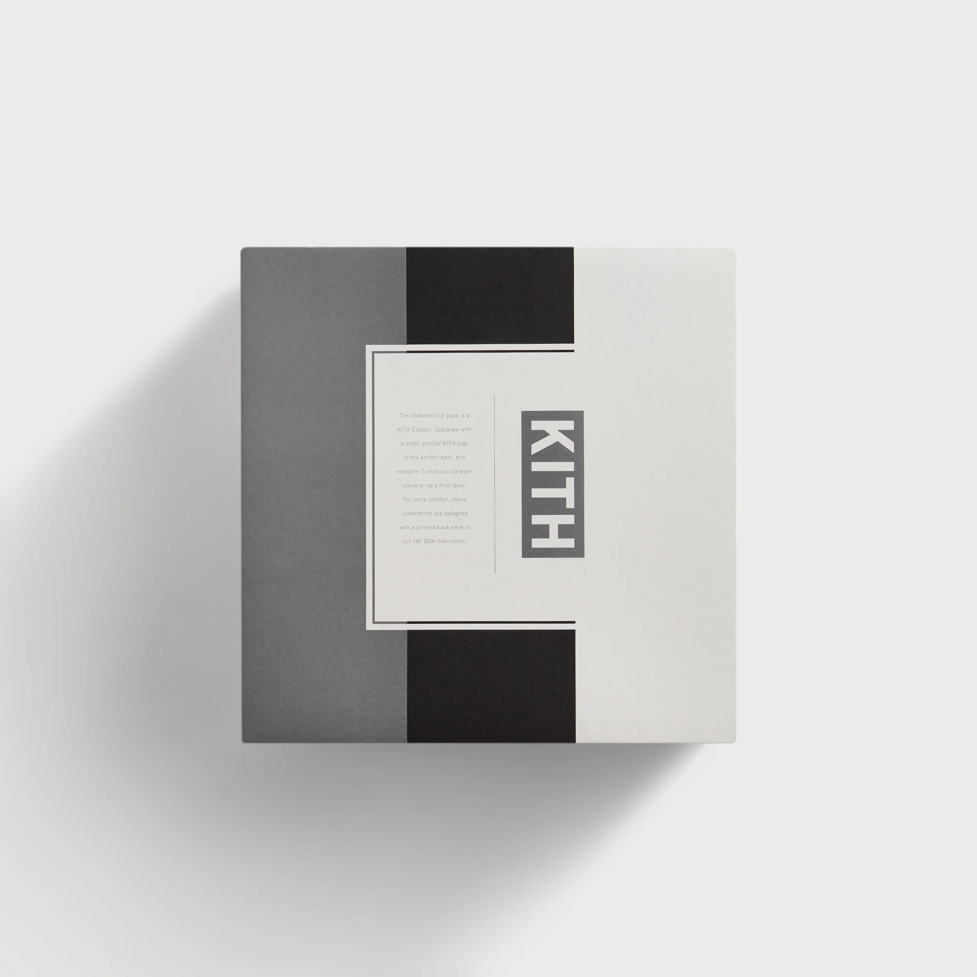 Kith 3-Pack Undershirt - White / Heather Grey / Black - Image 6