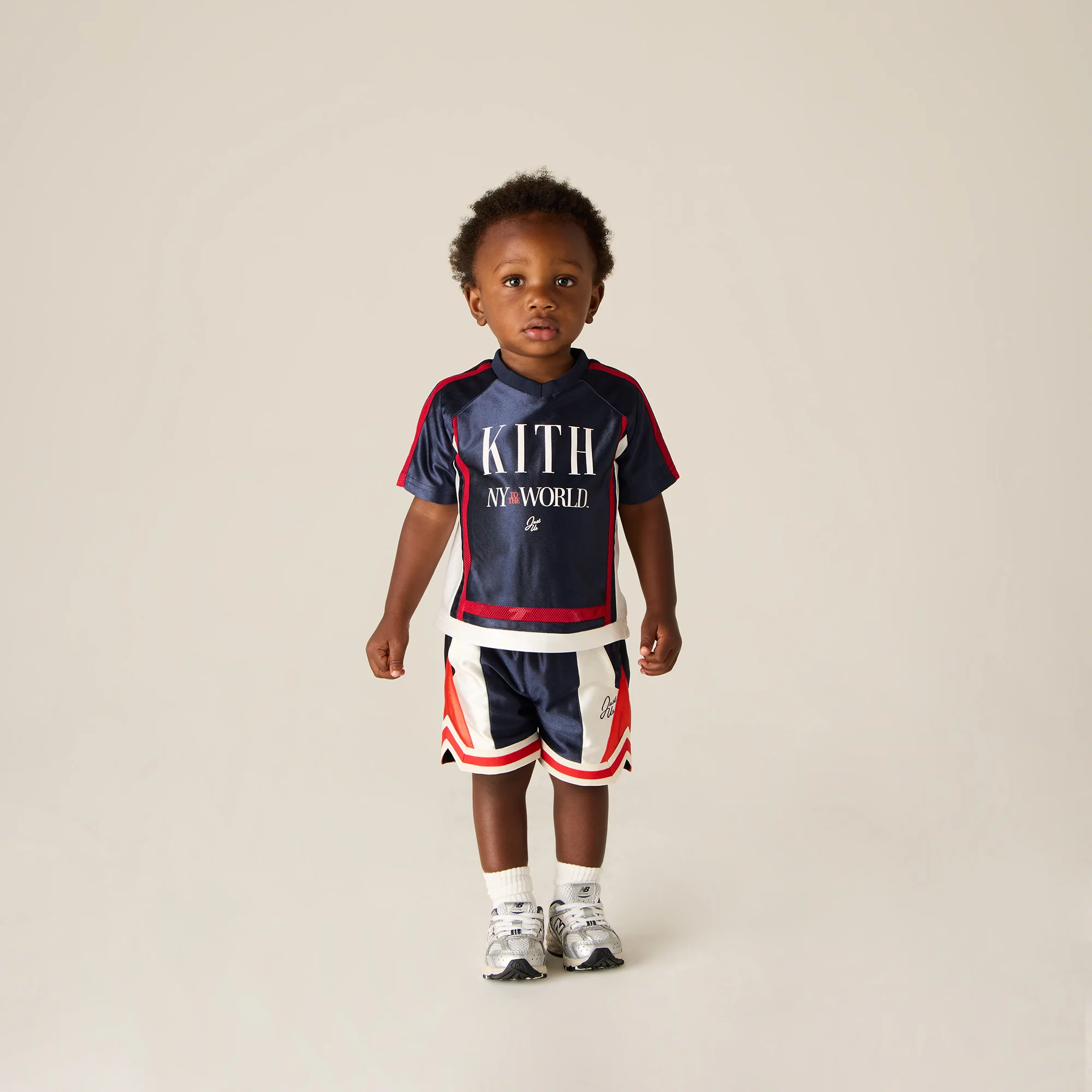 Kith Baby New York to the World Faille Leon Jersey - Nocturnal - Image 2